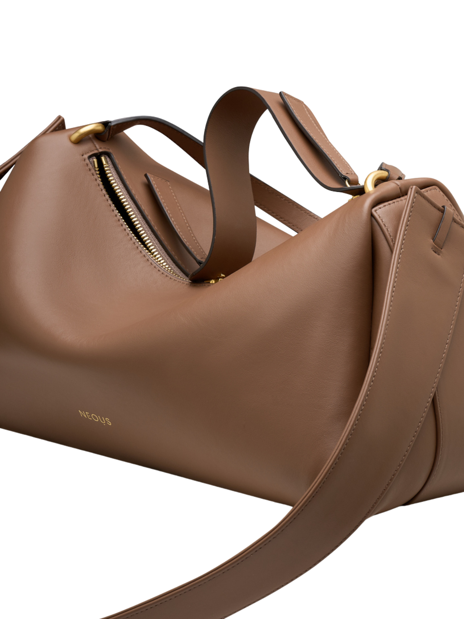 HerPorte-Dark Taupe Scorpius Tote Calf Leather Bag