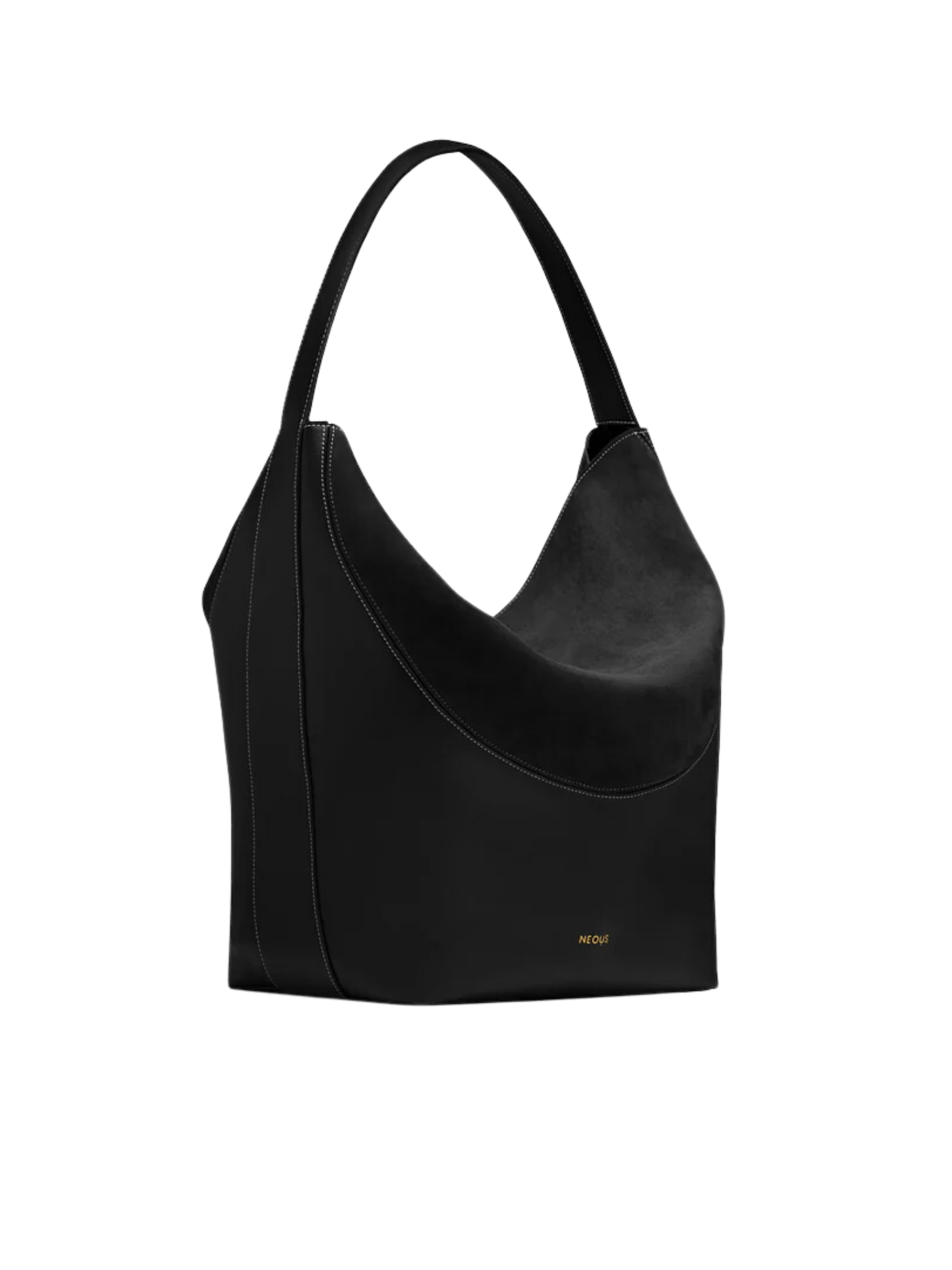 HerPorte-Black PAVO tote calf leather bag