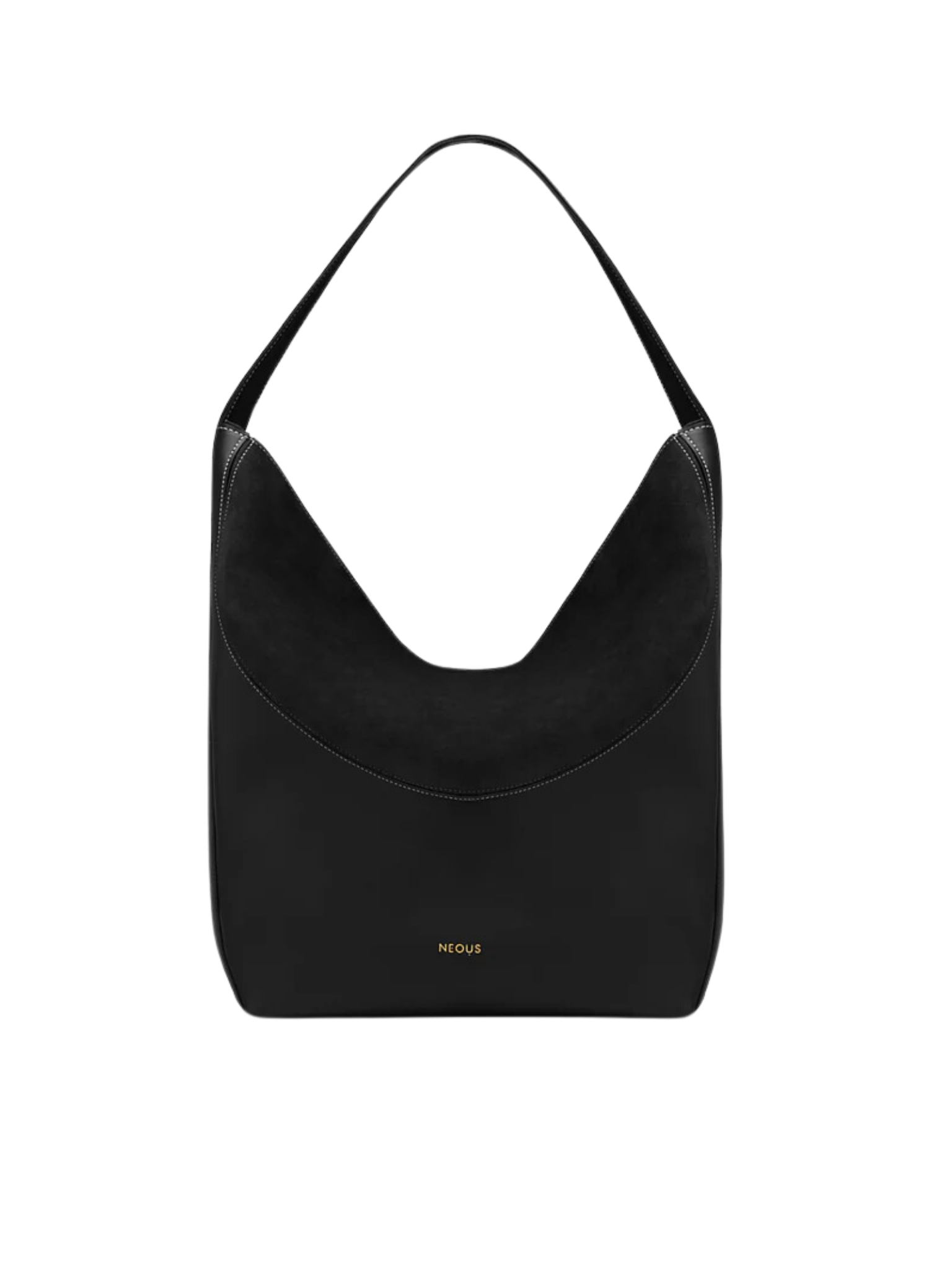 HerPorte-Black PAVO tote calf leather bag