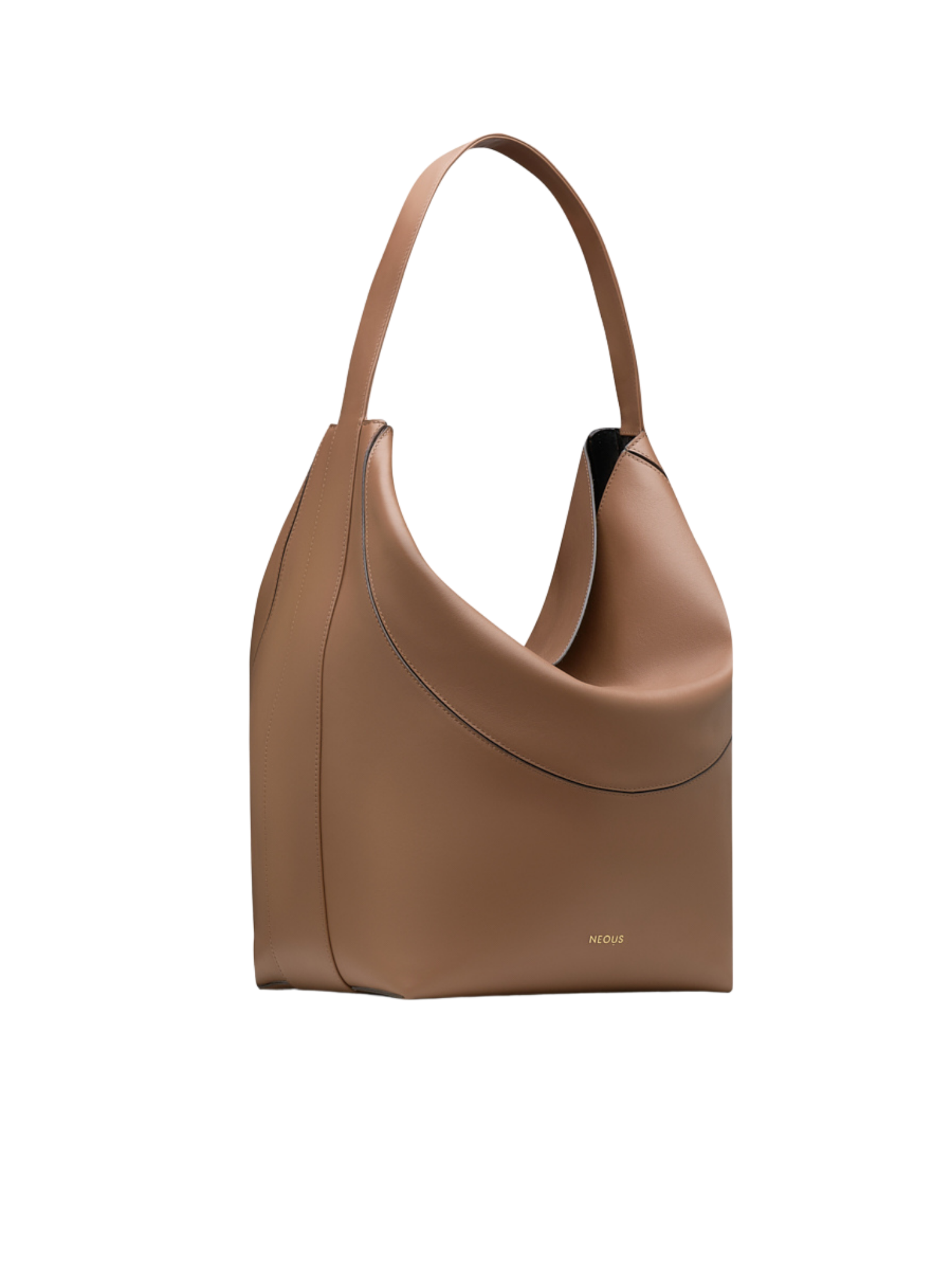 HerPorte-Dark Taupe PAVO tote calf leather bag