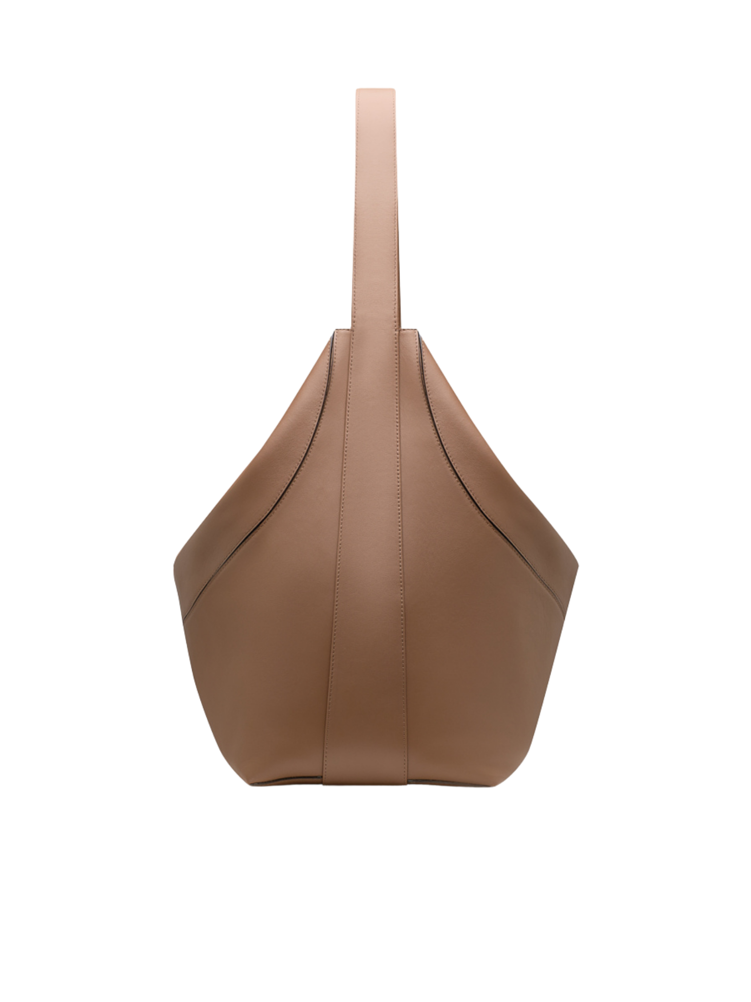 HerPorte-Dark Taupe PAVO tote calf leather bag