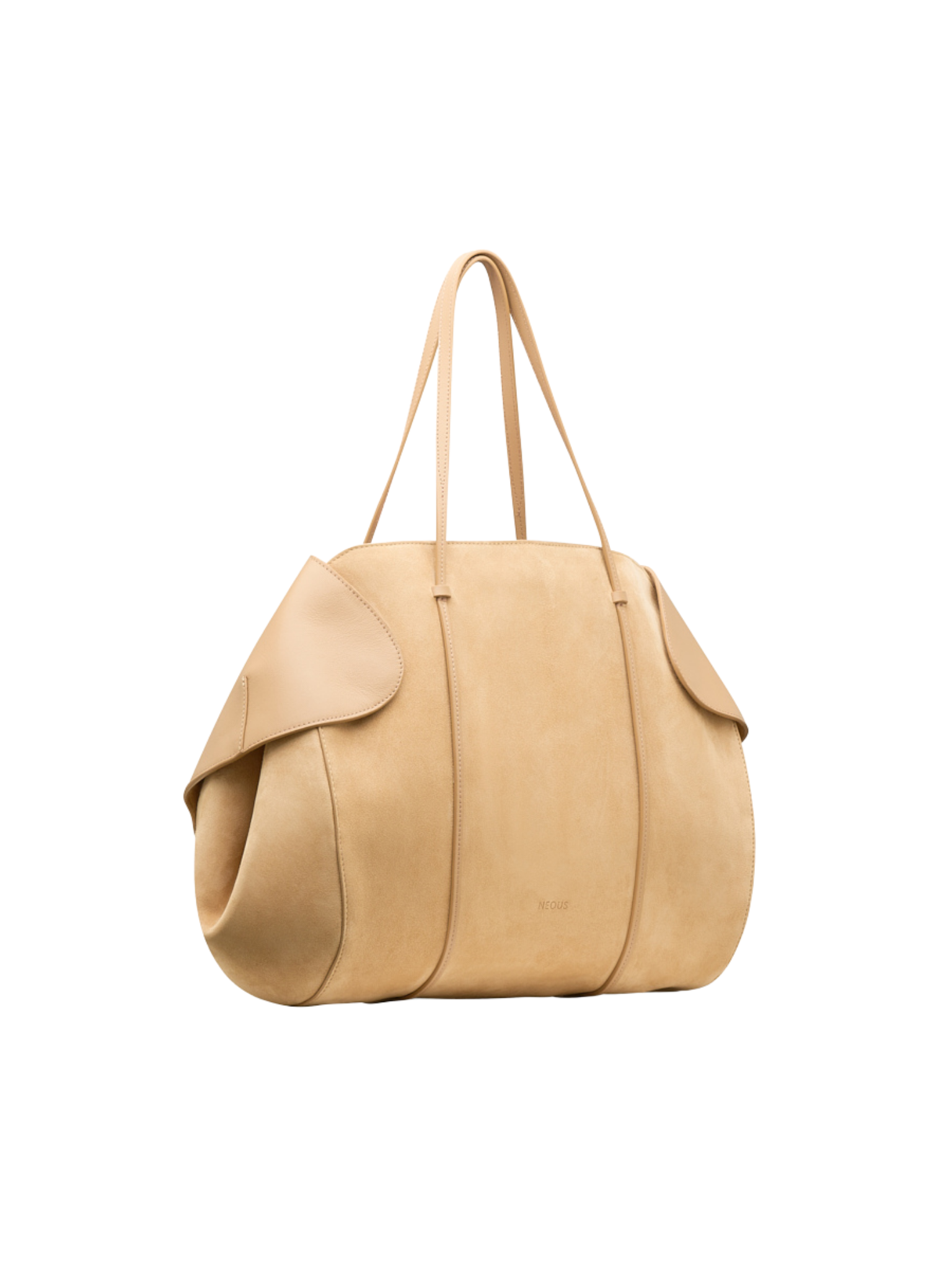 HerPorte-SAND BERENICES SUEDE/ LEATHER Shoulder Bag