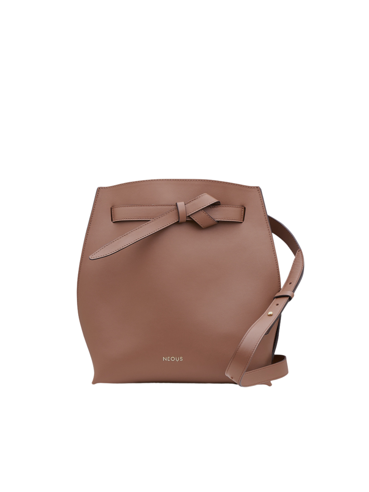 HerPorte-DARK Taupe Himalia Calf LEATHER Crossbody Bag