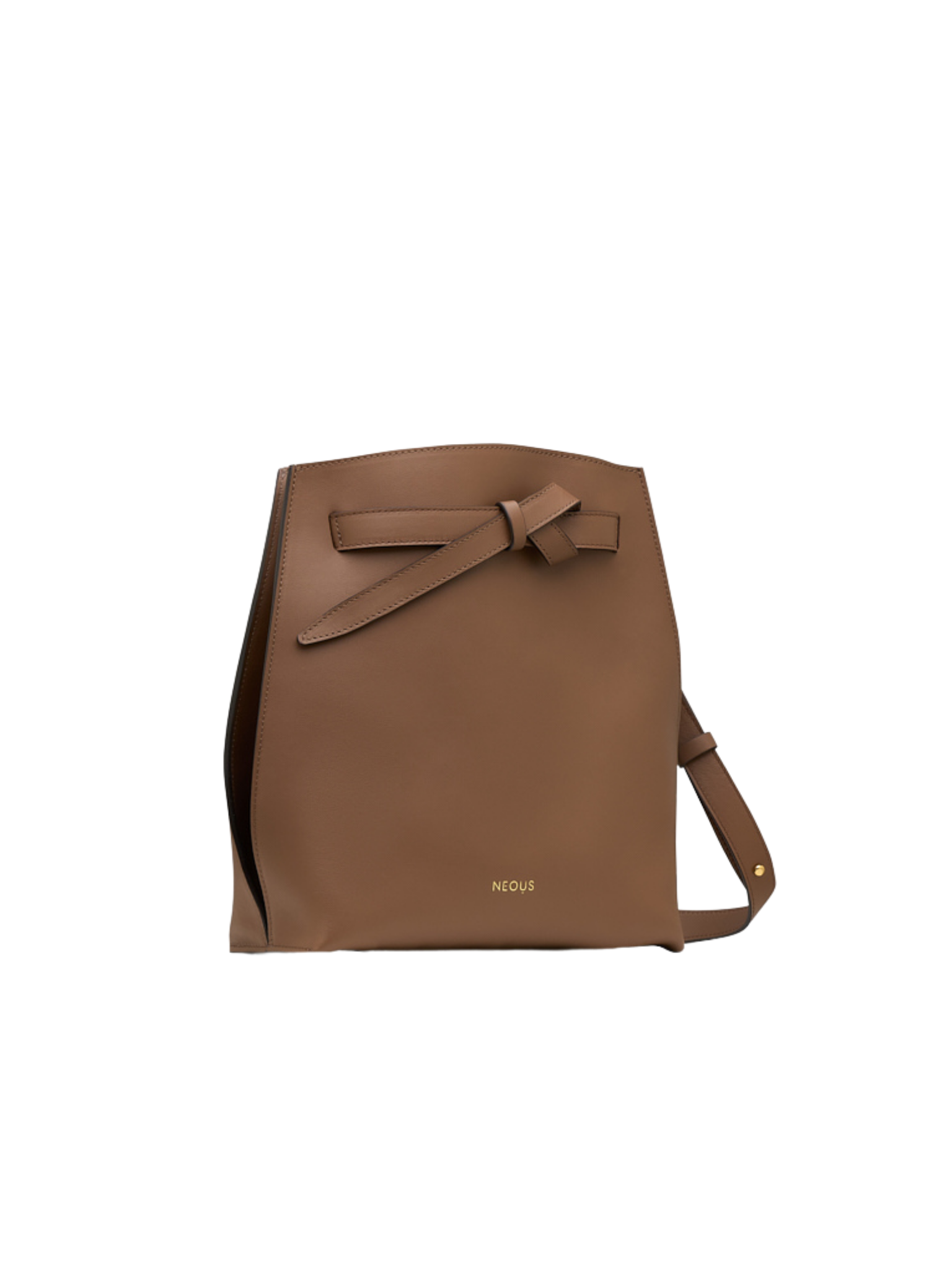 HerPorte-DARK Taupe Himalia Calf LEATHER Crossbody Bag