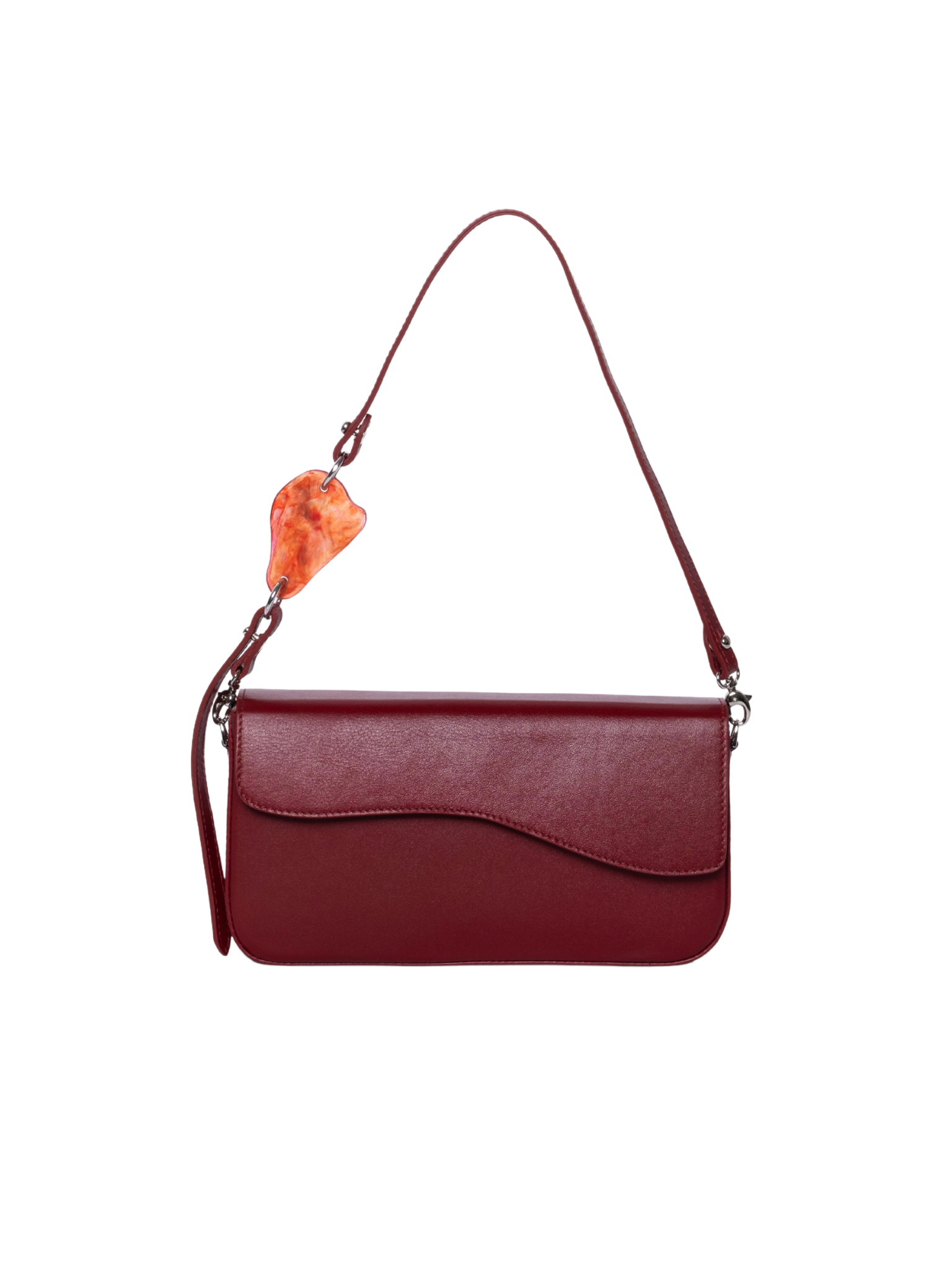 HerPorte-Calf leather AIGES BAGUETTE CHEERY Bag