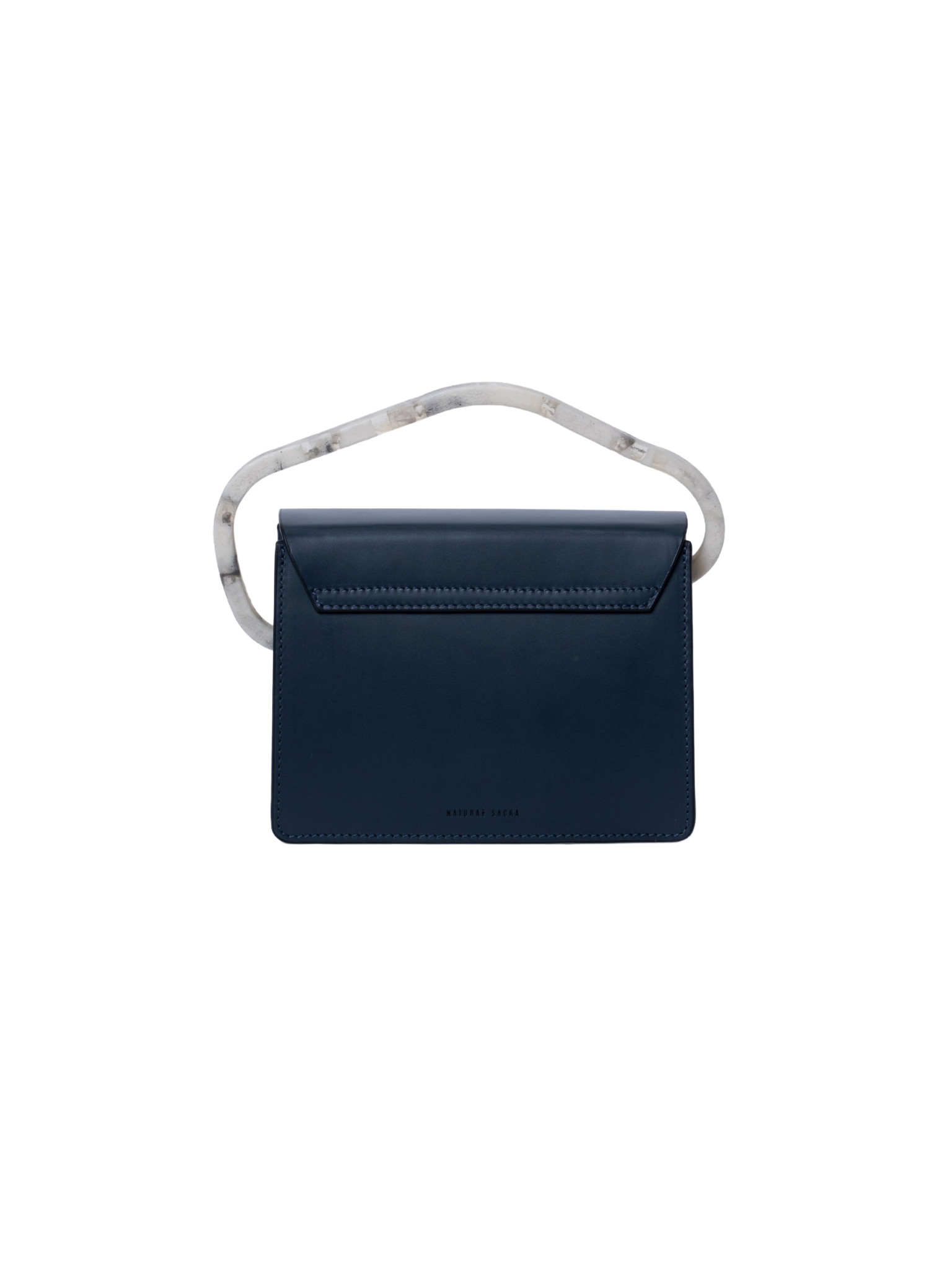 HerPorte-Calf Leather Aiges Mini Anthracite Structured Bag