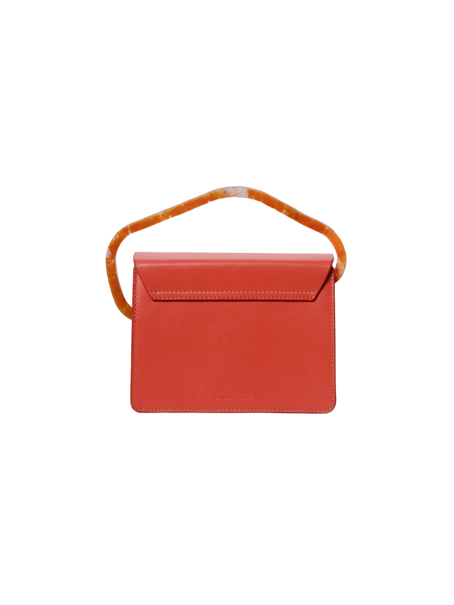 HerPorte-Calf Leather Aiges Mini Coral Structured Bag