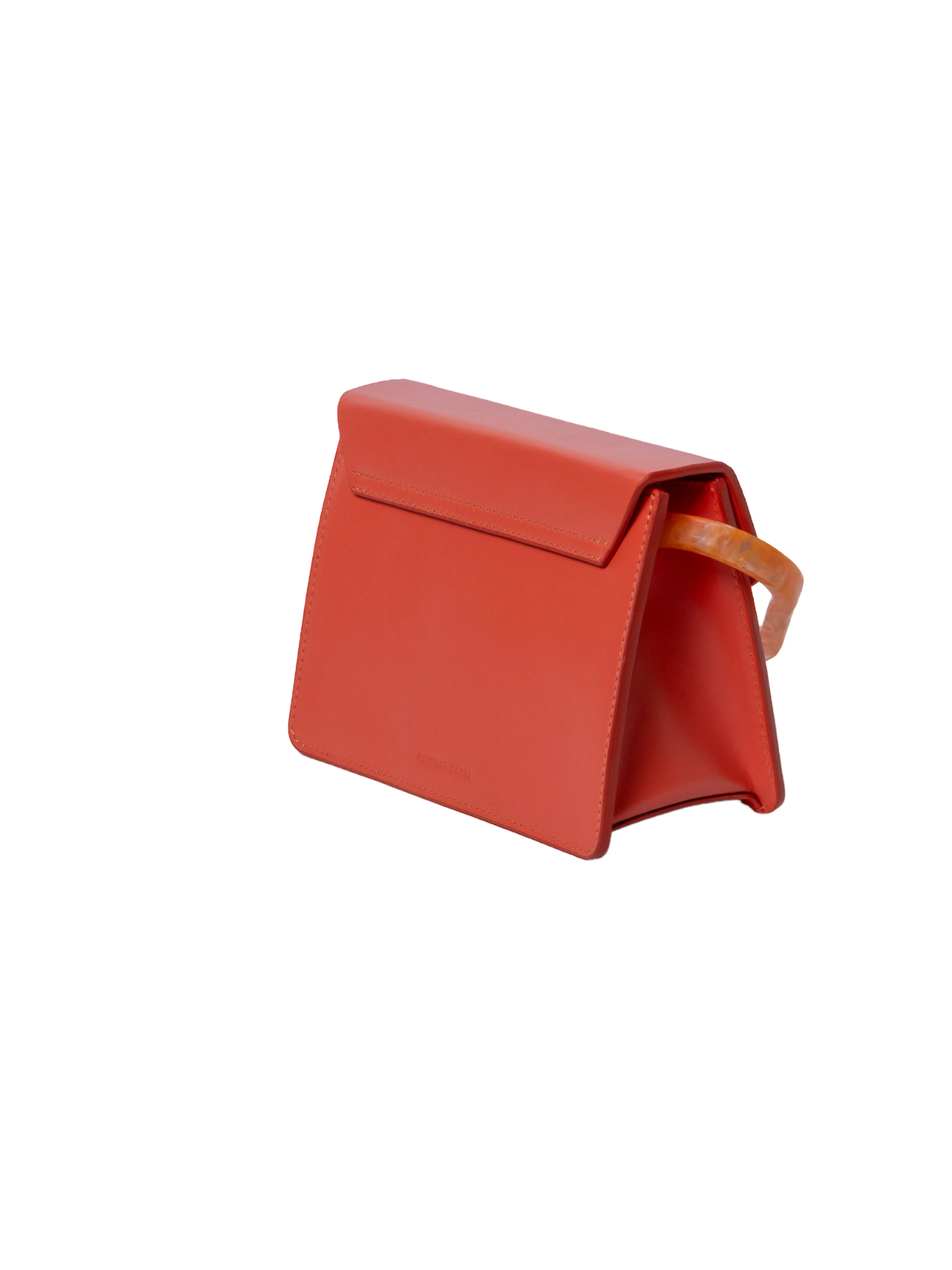 HerPorte-Calf Leather Aiges Mini Coral Structured Bag