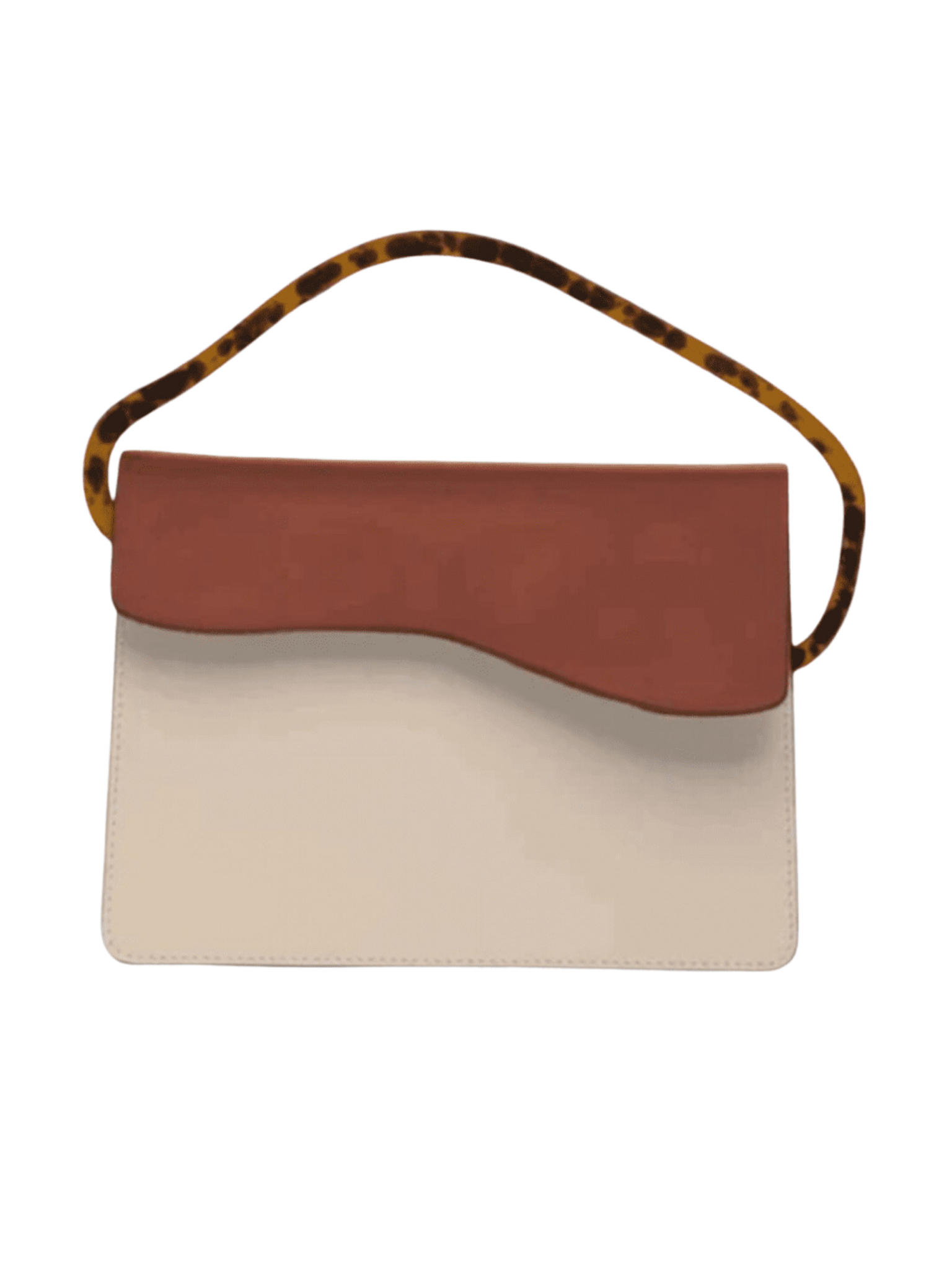 HerPorte-Calf Leather Aiges Retro Brown Structured Bag