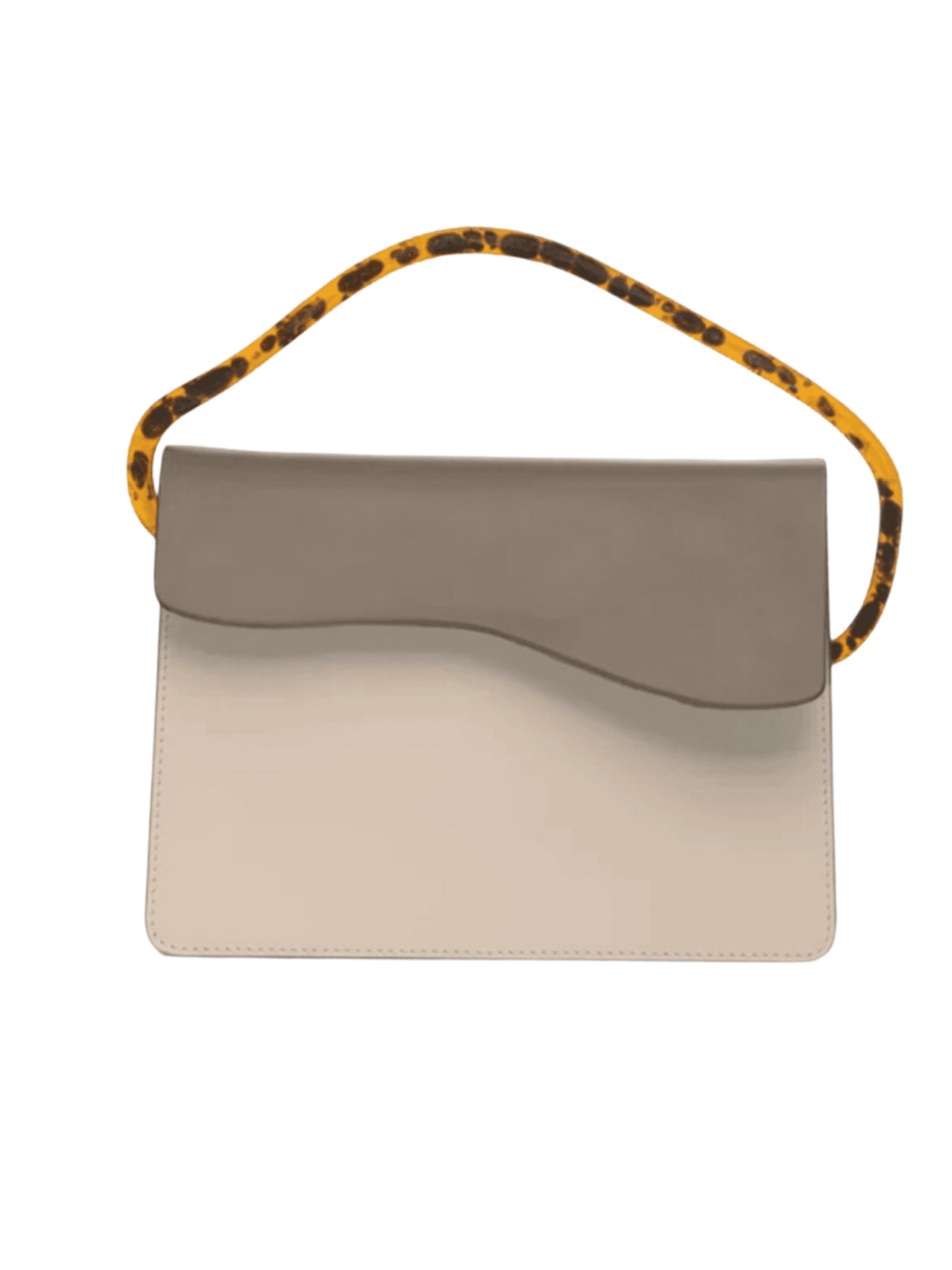 HerPorte-Calf Leather Aiges Taupe Structured Bag