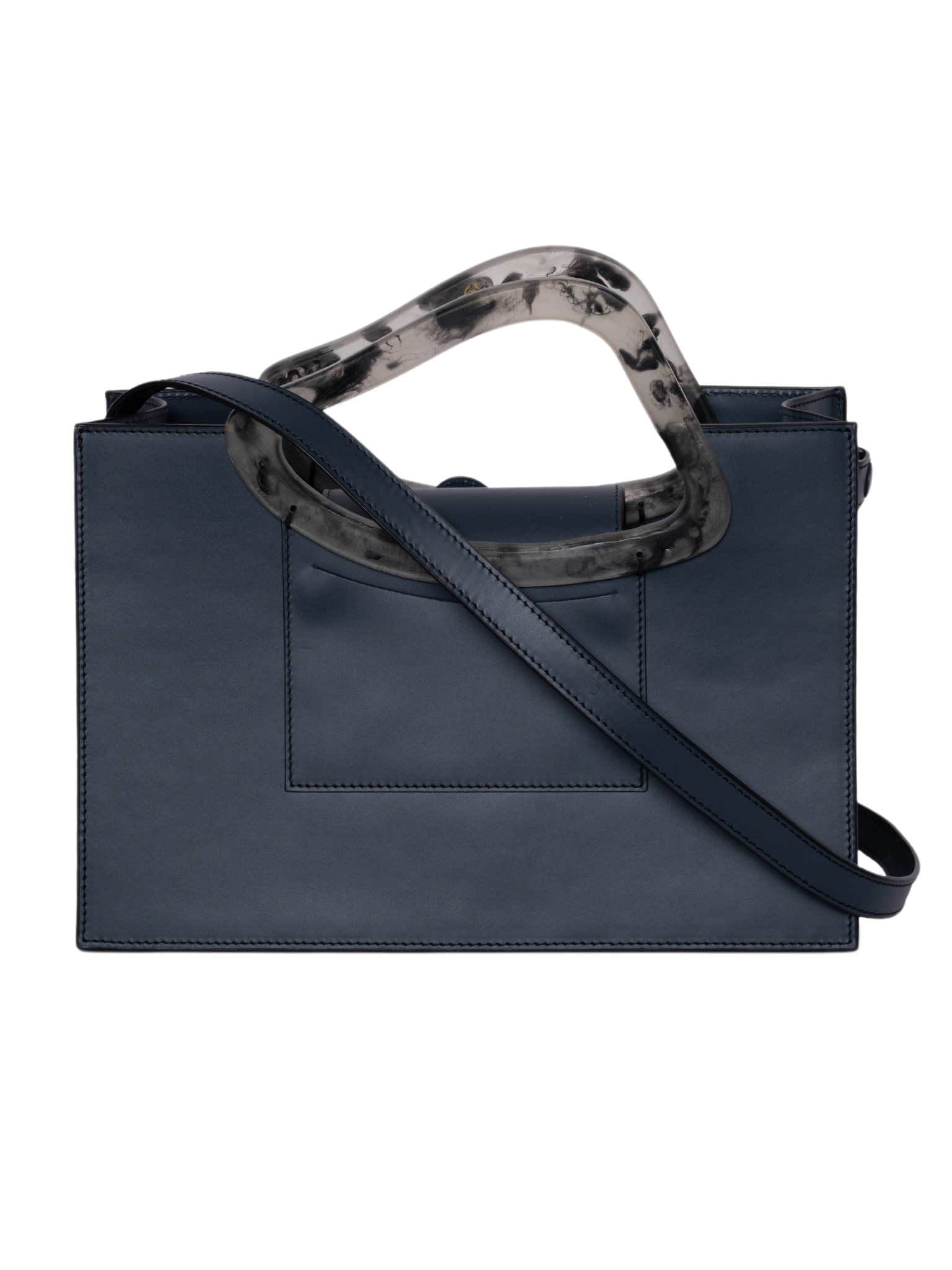 HerPorte-Calf Leather ARP'S SAILENT Top Handle anthracite Bag