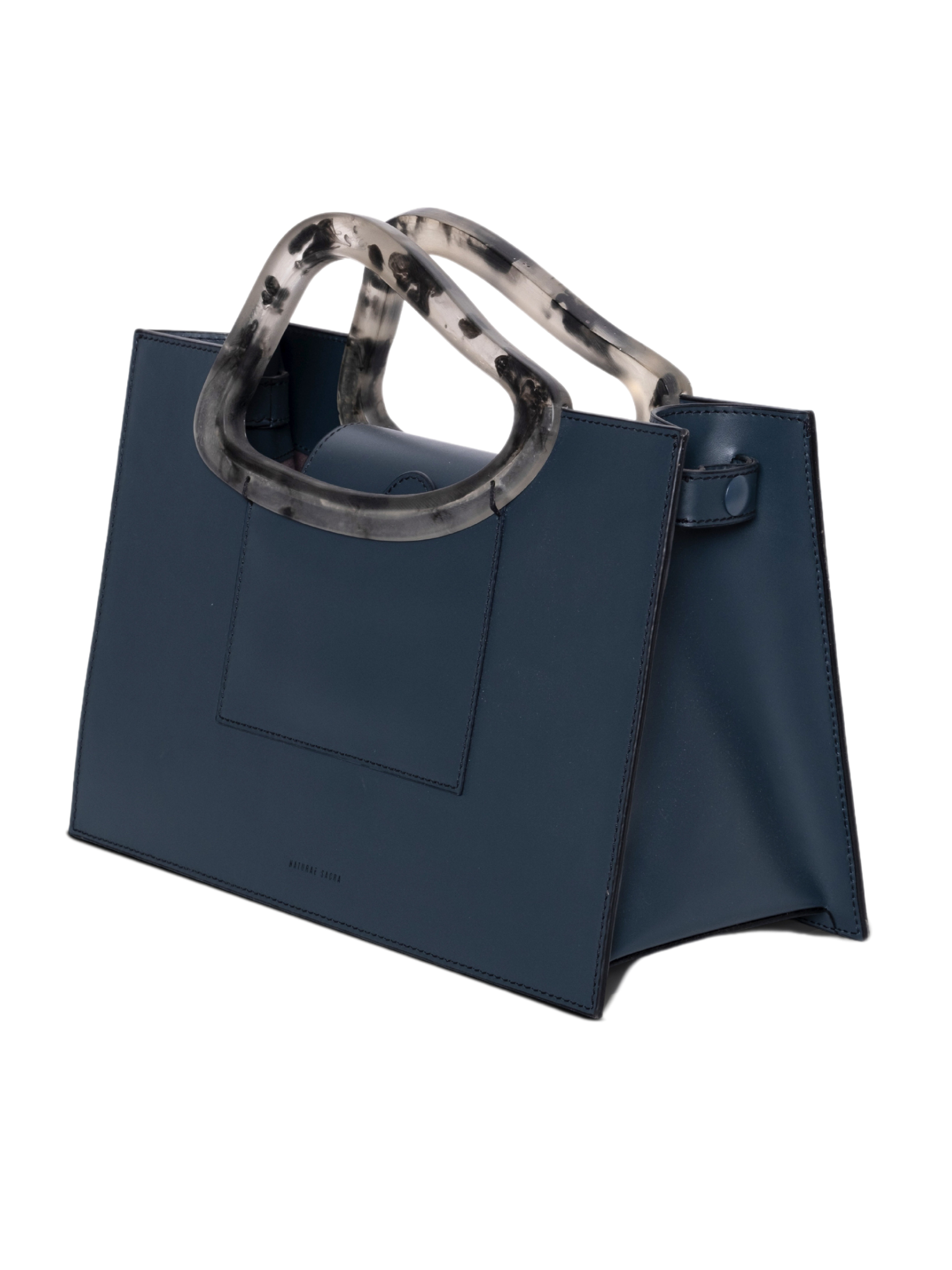 HerPorte-Calf Leather ARP'S SAILENT Top Handle anthracite Bag