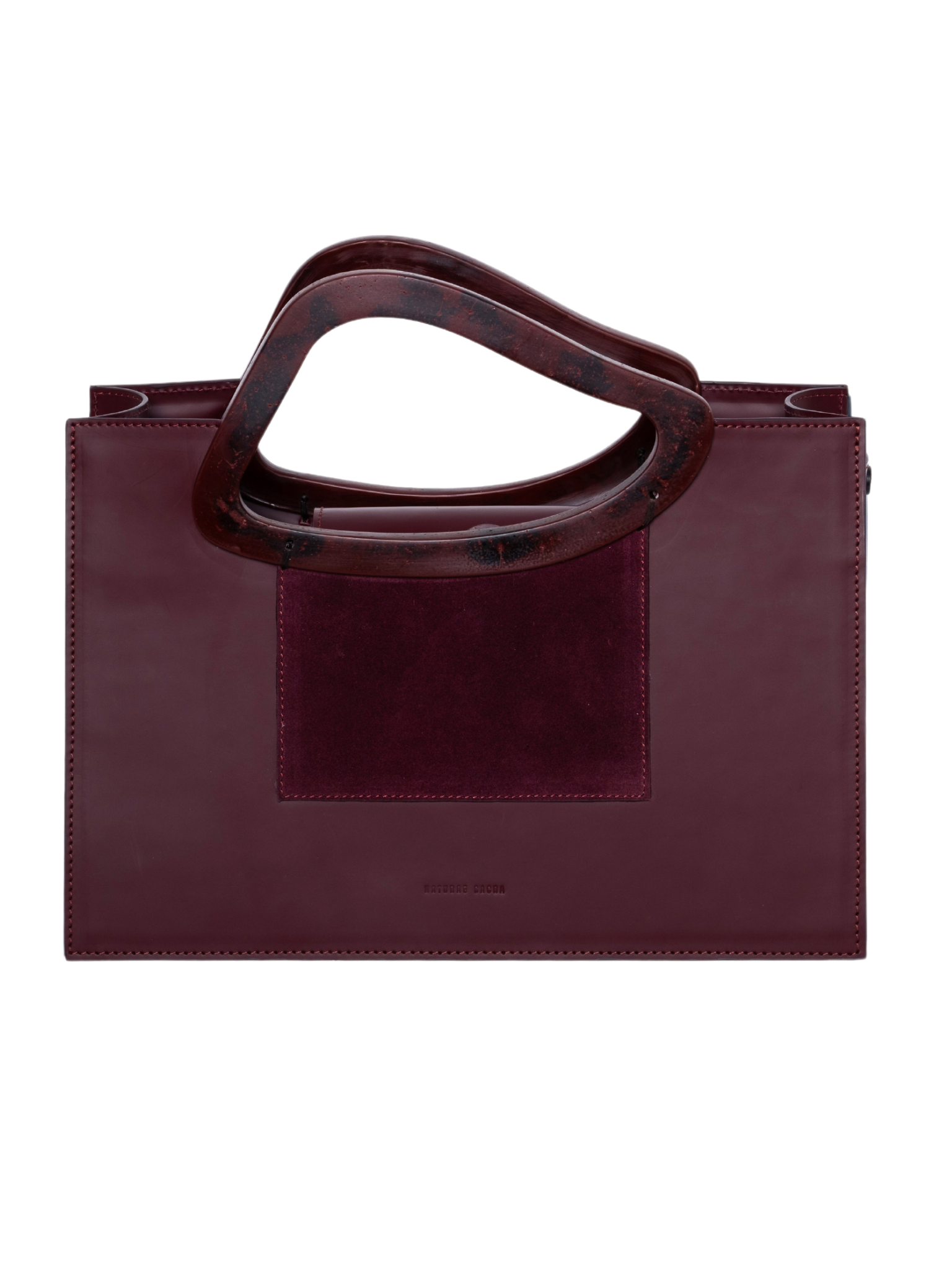 HerPorte-Calf Leather ARP'S SAILENT Top Handle MERLOT Bag