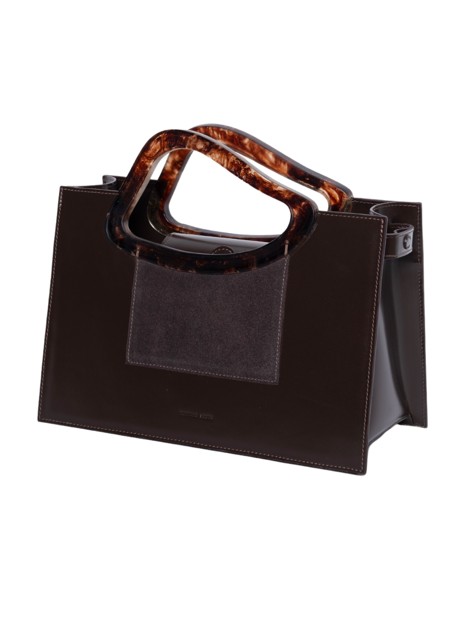 HerPorte-Calf Leather ARP'S SAILENT Top Handle Passion Brown Bag