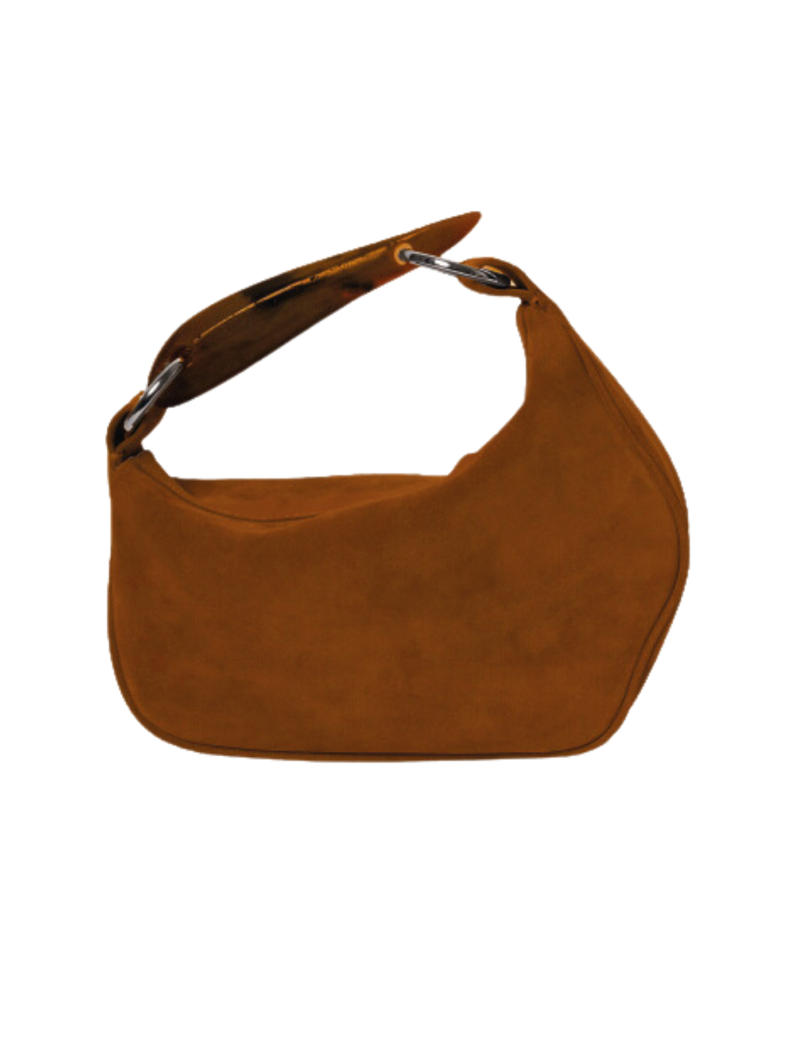 HerPorte-CALF SUEDE LEATHER Soft Bahar Rhum Bag