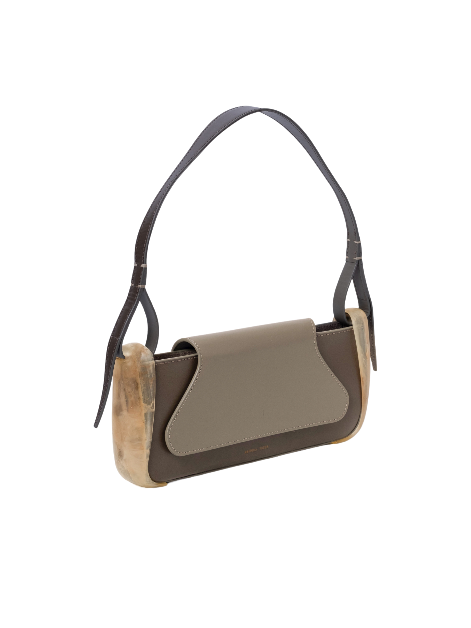 HerPorte-Calf leather Basso BAGUETTE TAUPE Bag