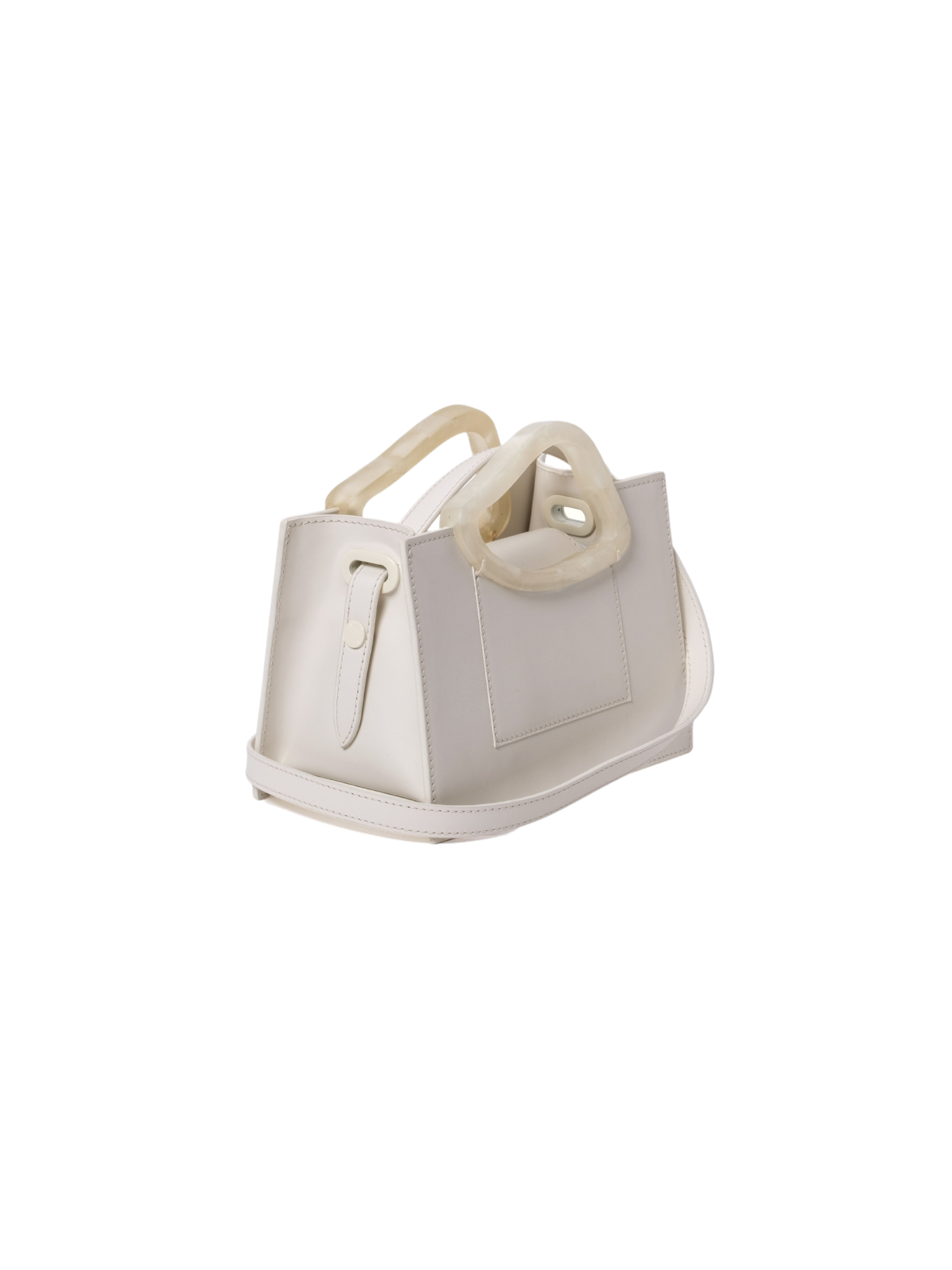 HerPorte-Mini Calf Leather ARP Top Handle OFF-WHITE Bag