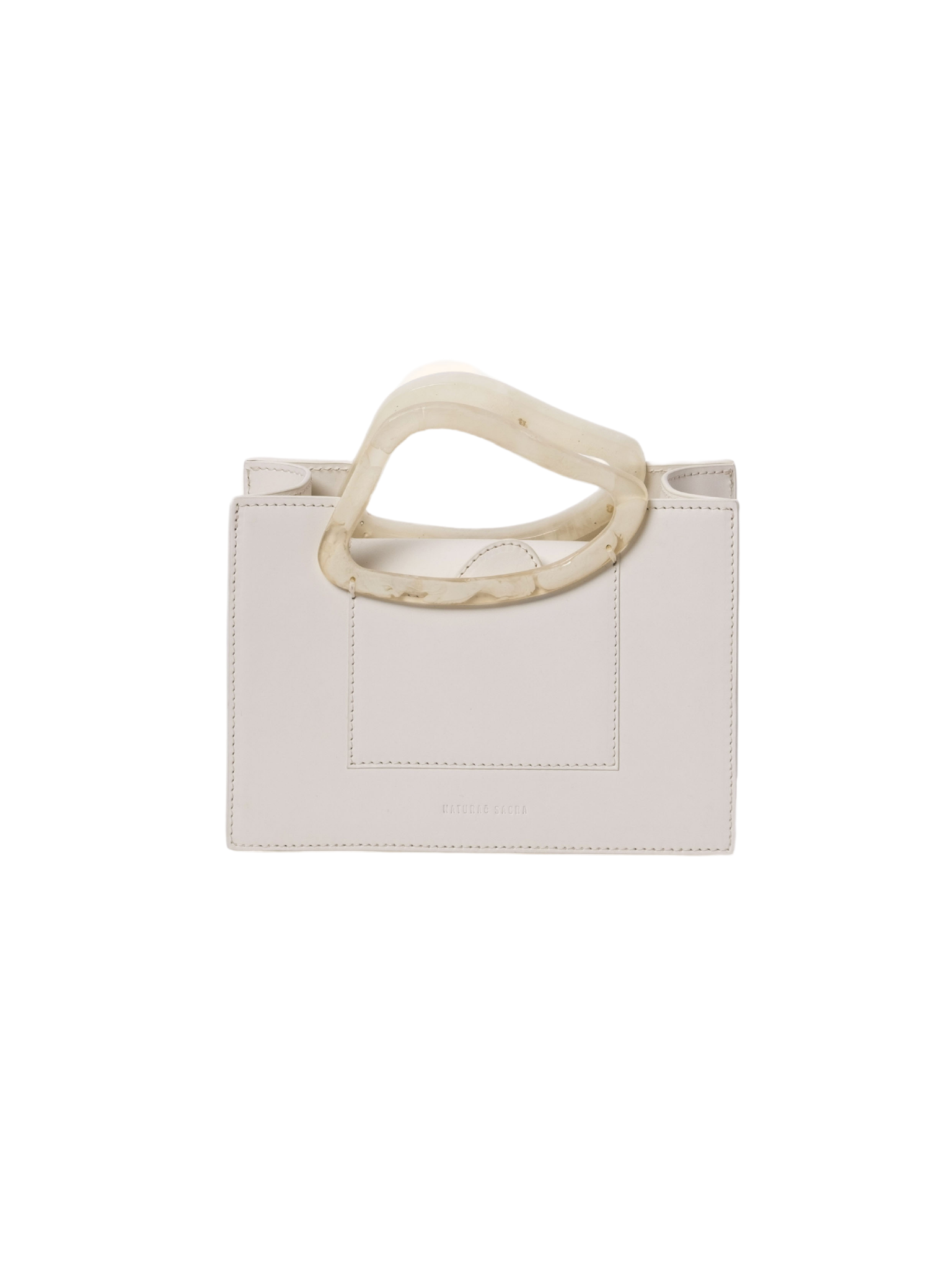 HerPorte-Mini Calf Leather ARP Top Handle OFF-WHITE Bag