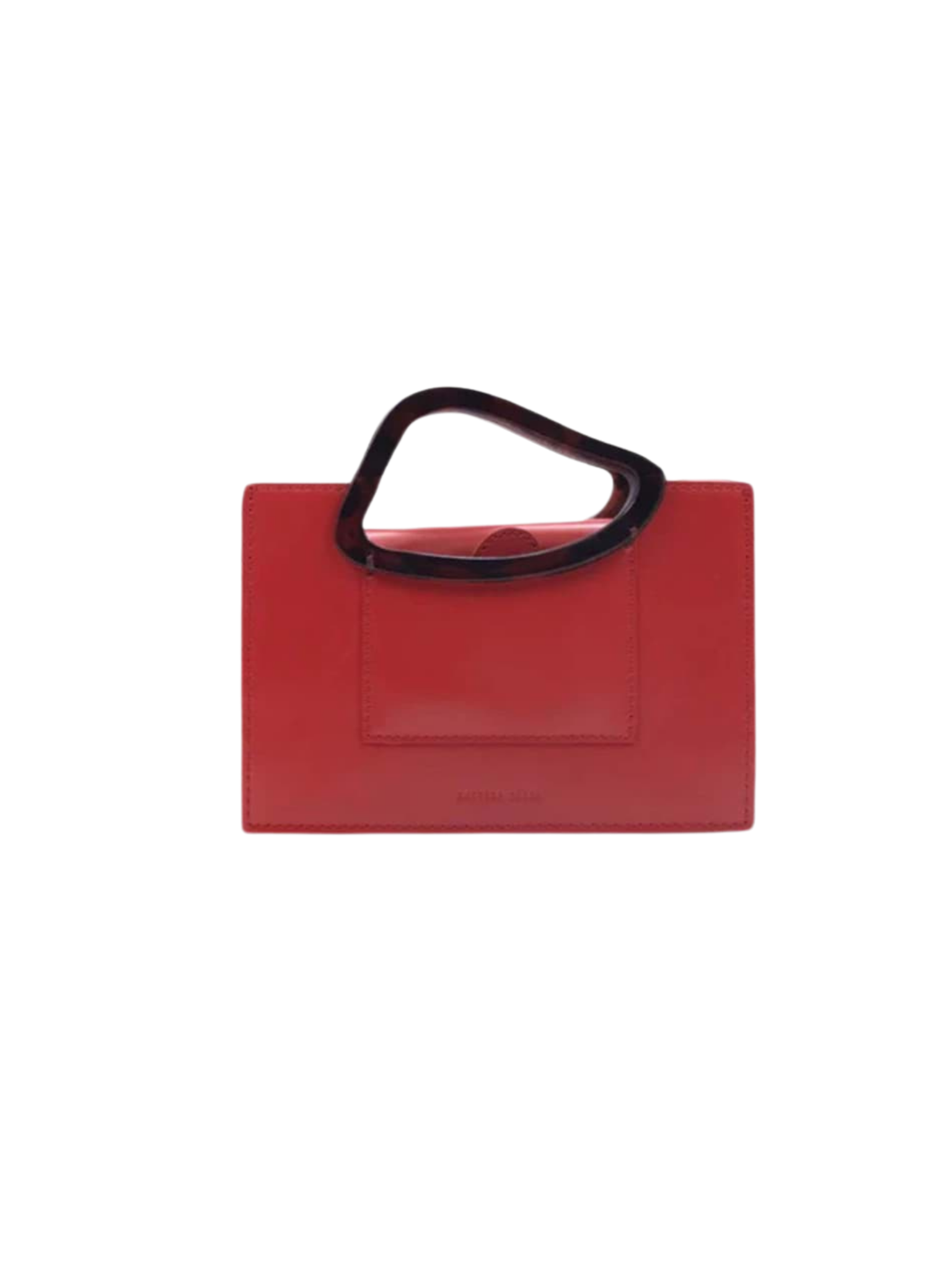 HerPorte-Mini Calf Leather ARP Top Handle Red Bag