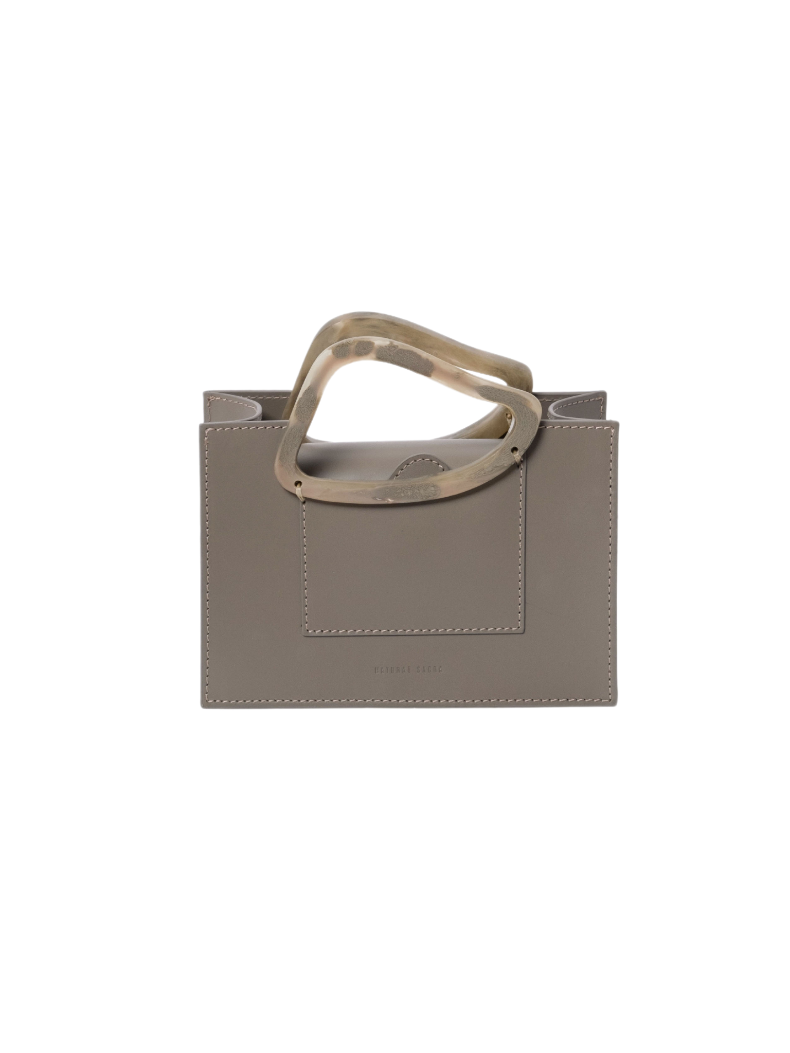 HerPorte-Mini Calf Leather ARP Top Handle Taupe Bag