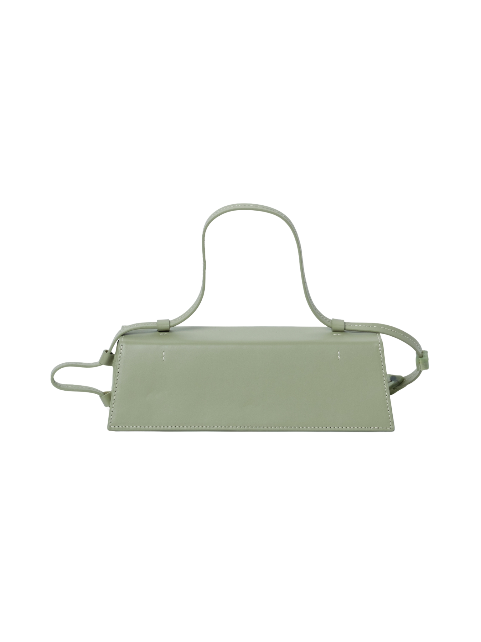 HerPorte-CALF LEATHER Via Mineral Green Clutch Bag