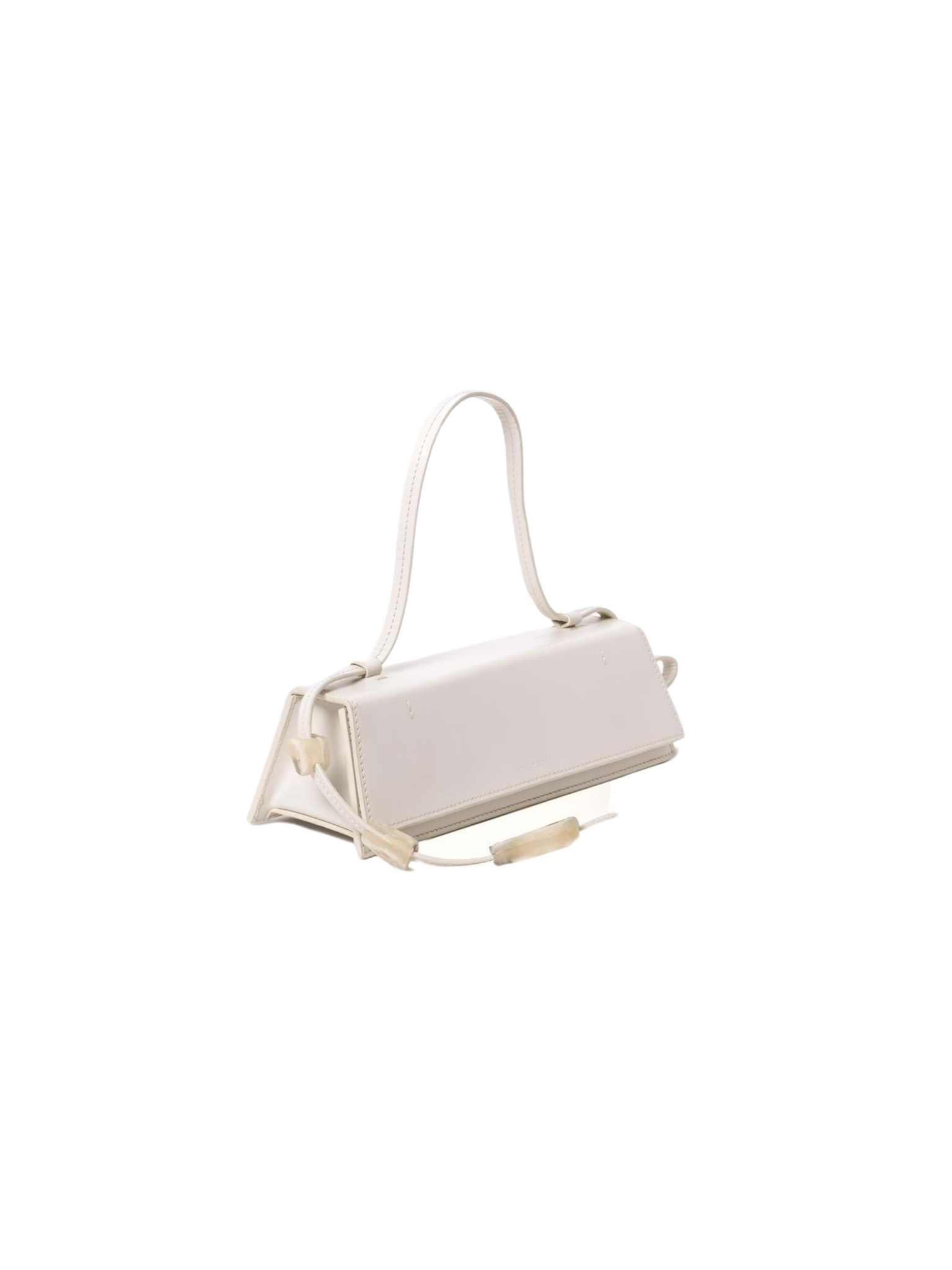 HerPorte-CALF LEATHER Via Off-White Clutch Bag