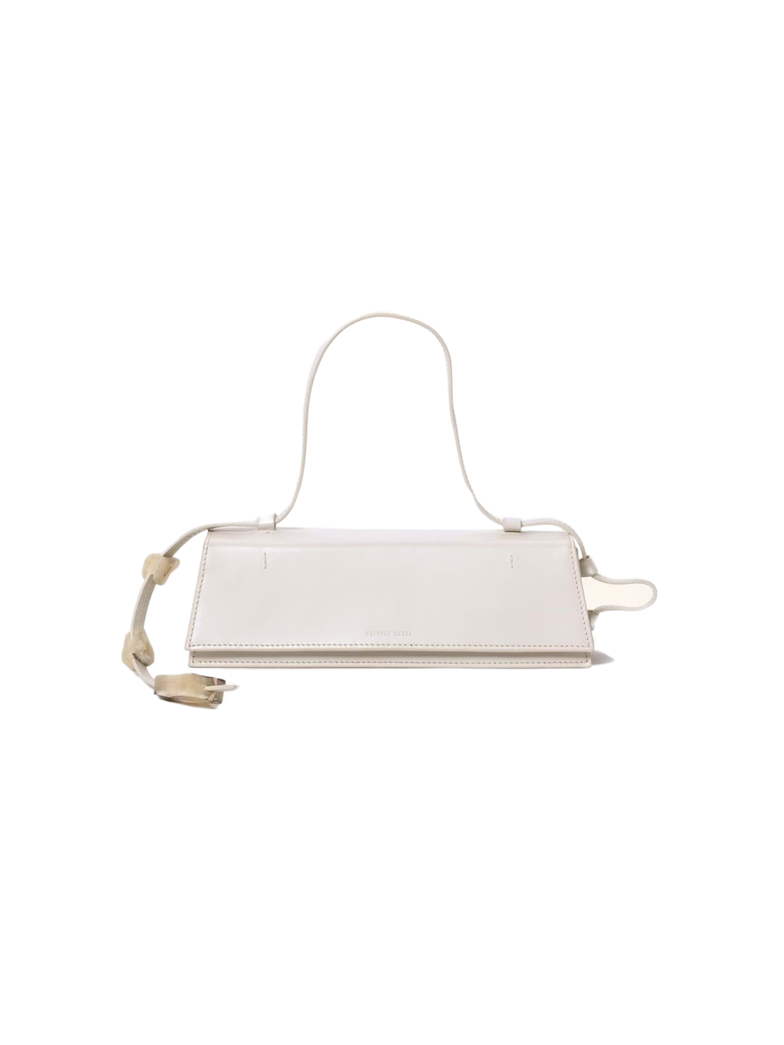 HerPorte-CALF LEATHER Via Off-White Clutch Bag