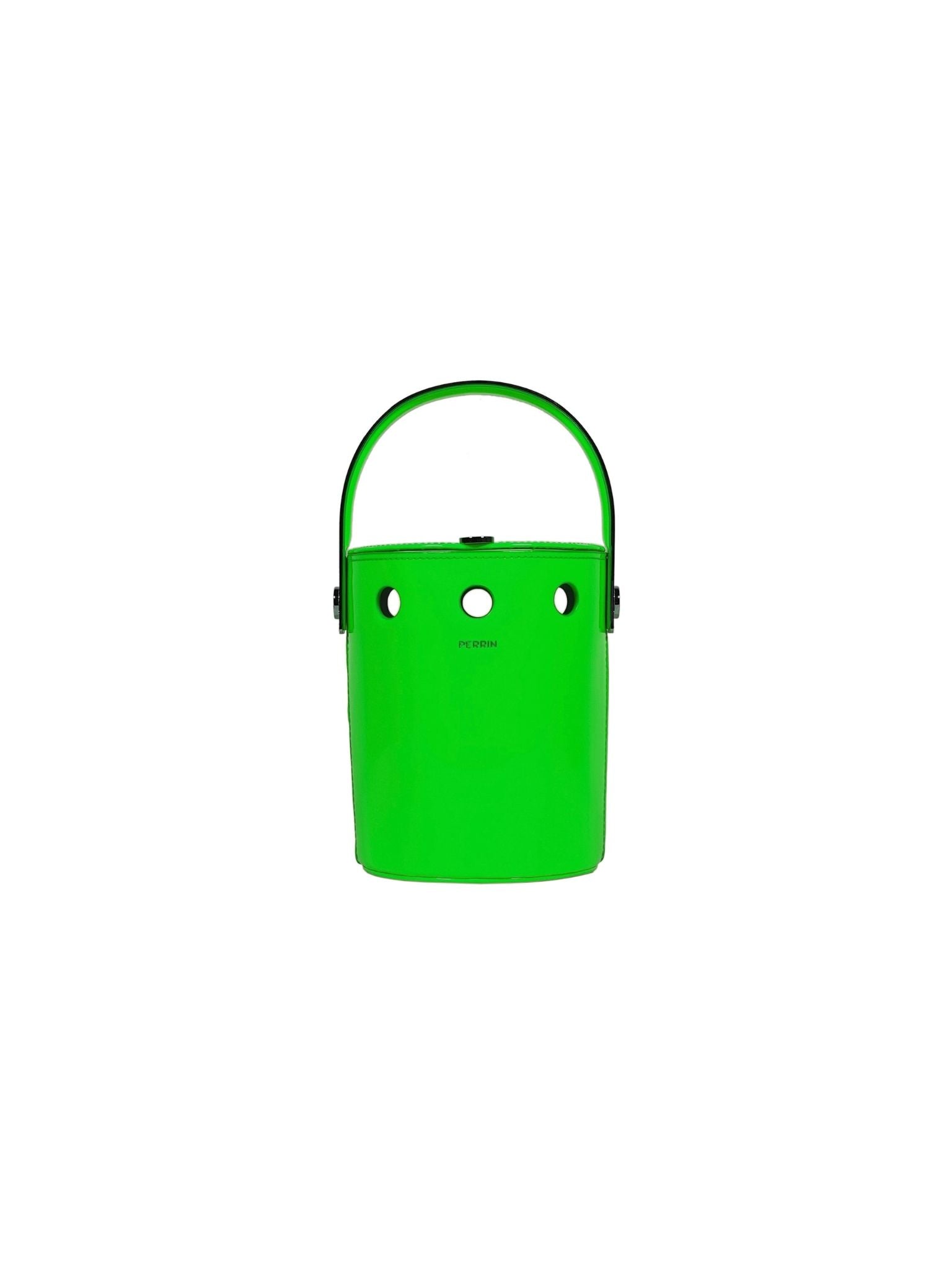 HerPorte-Fluo Green Cabriolet Mini Seau Bucket Bag