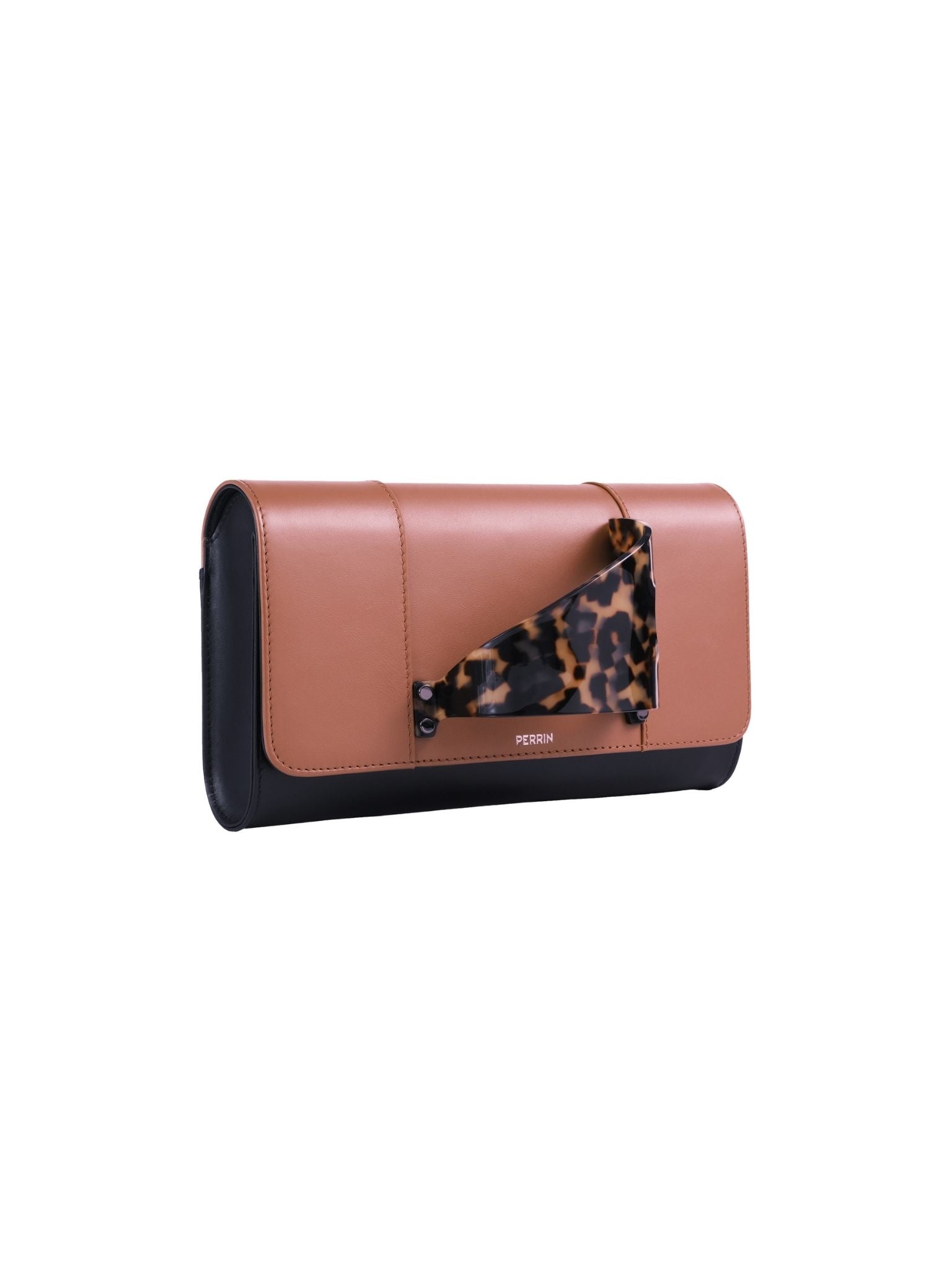 HerPorte-Caramel Eiffel Écaille Clutch