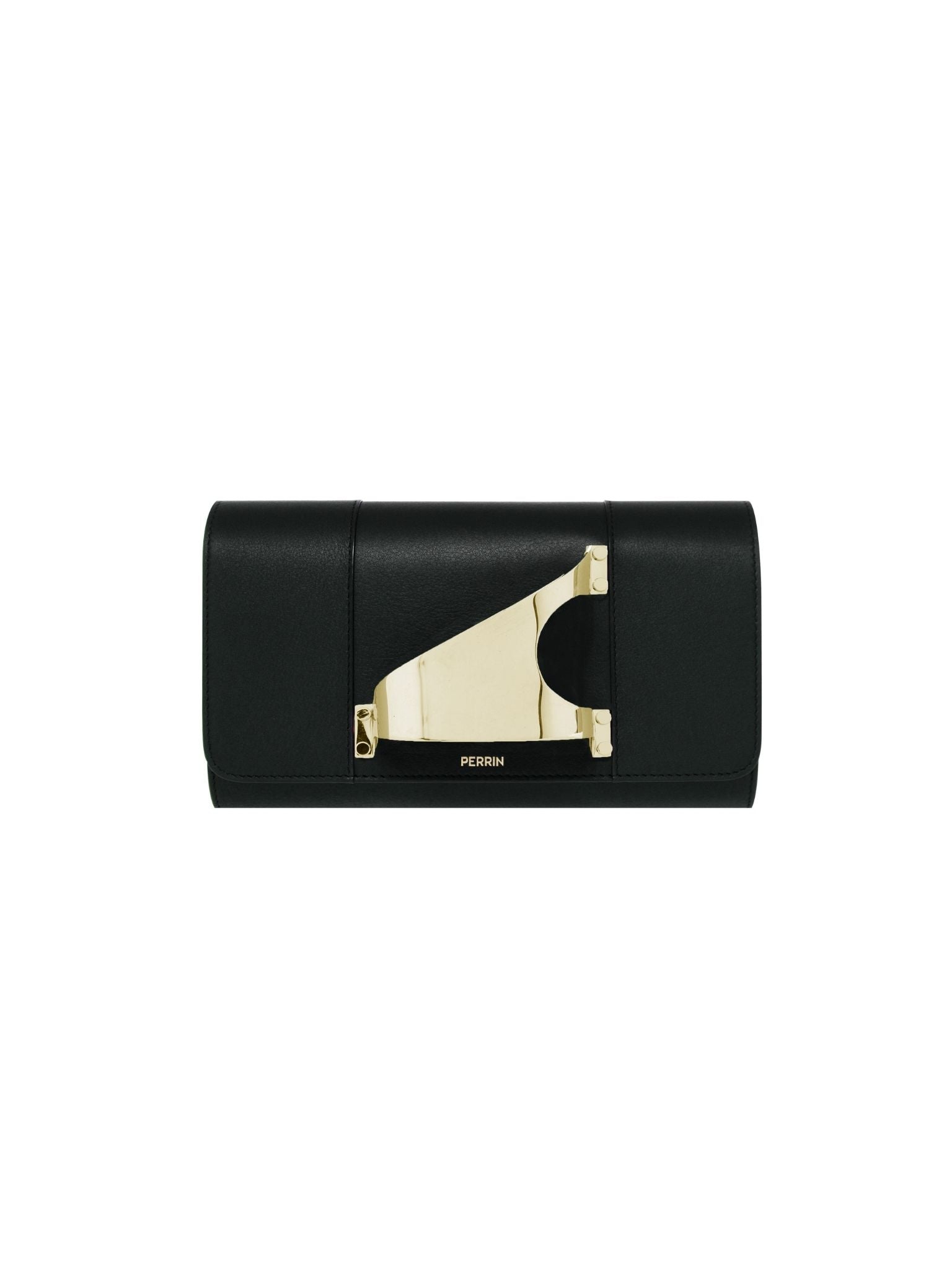 HerPorte-Black Gold Eiffel Classic Clutch