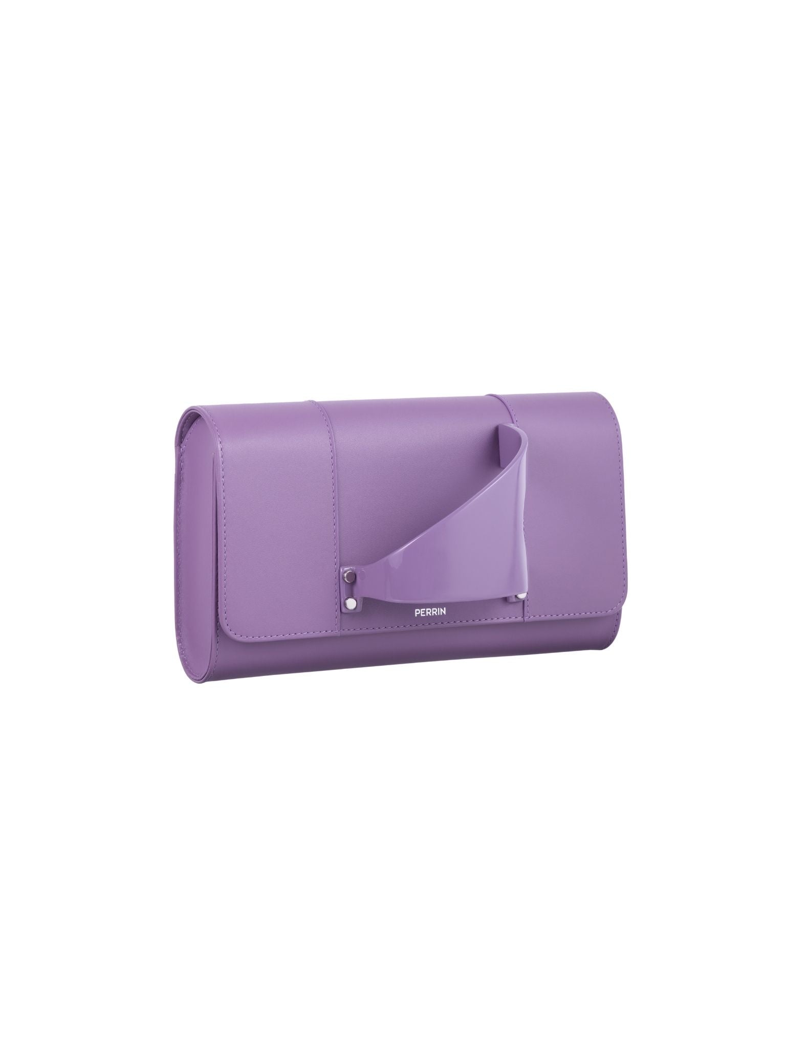 HerPorte-Lavender Eiffel Lacquer Clutch