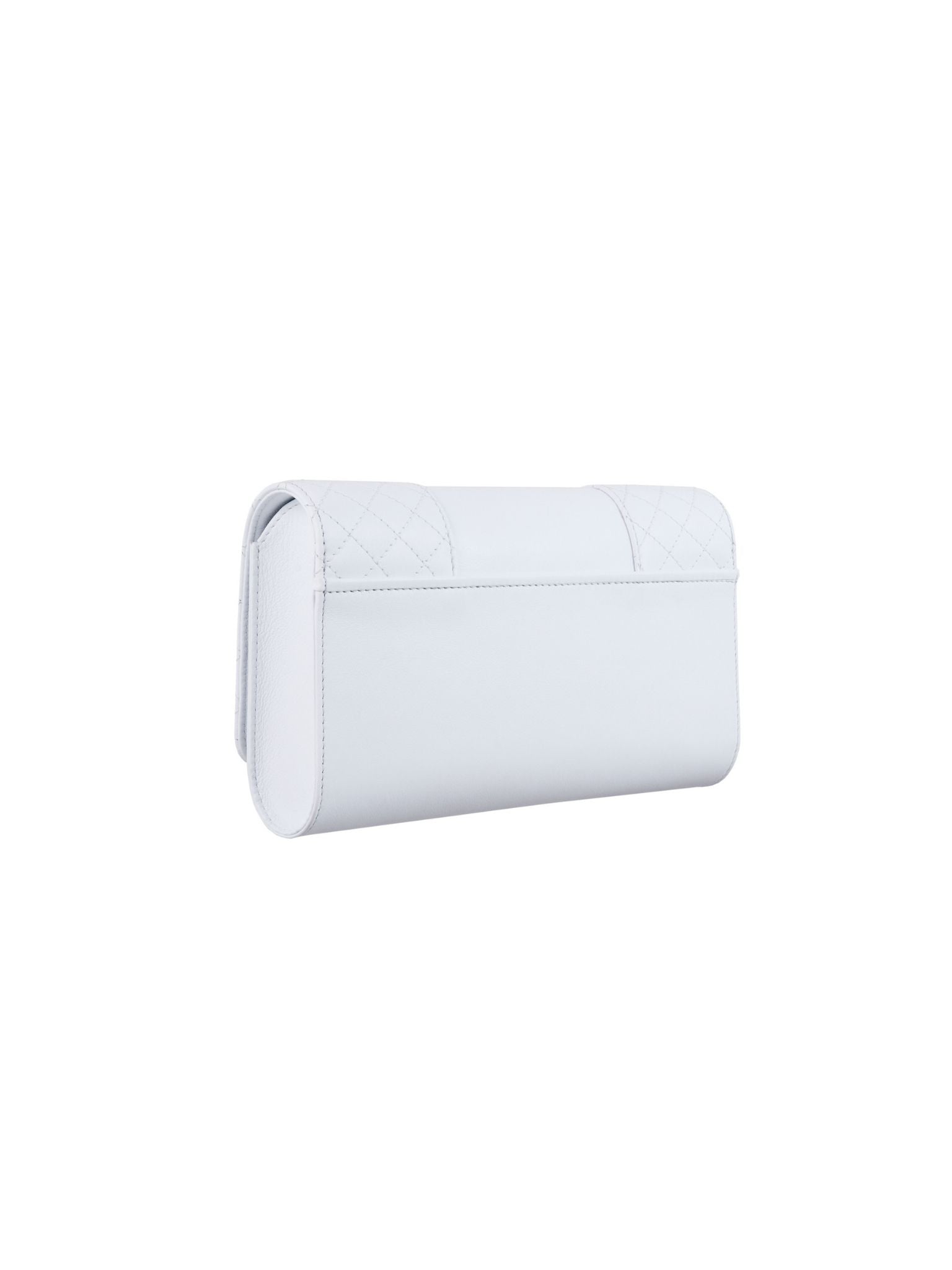 HerPorte-White Eiffel Matelassé Clutch