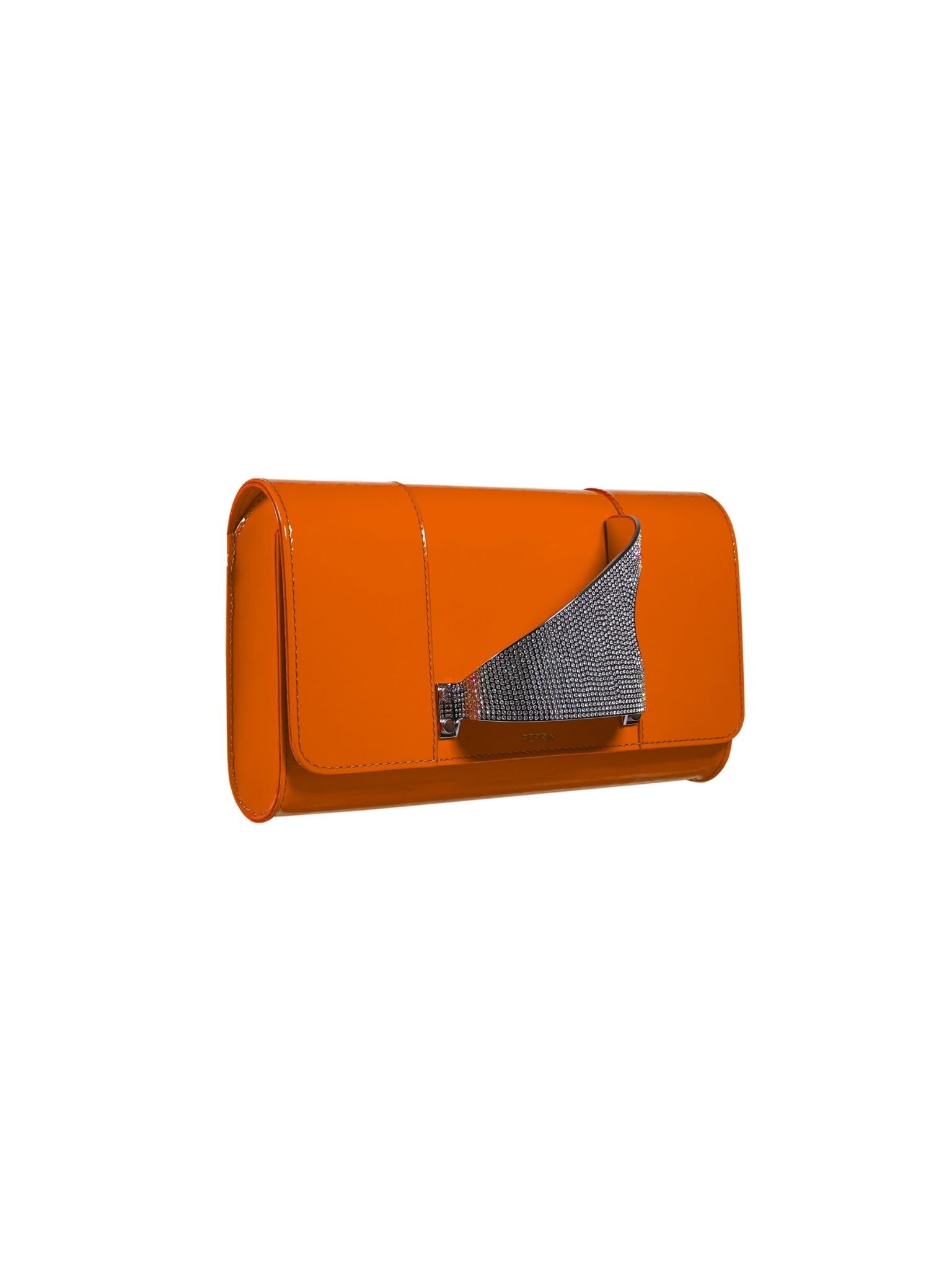 HerPorte-Orange Fluo Eiffel Fluo Clutch