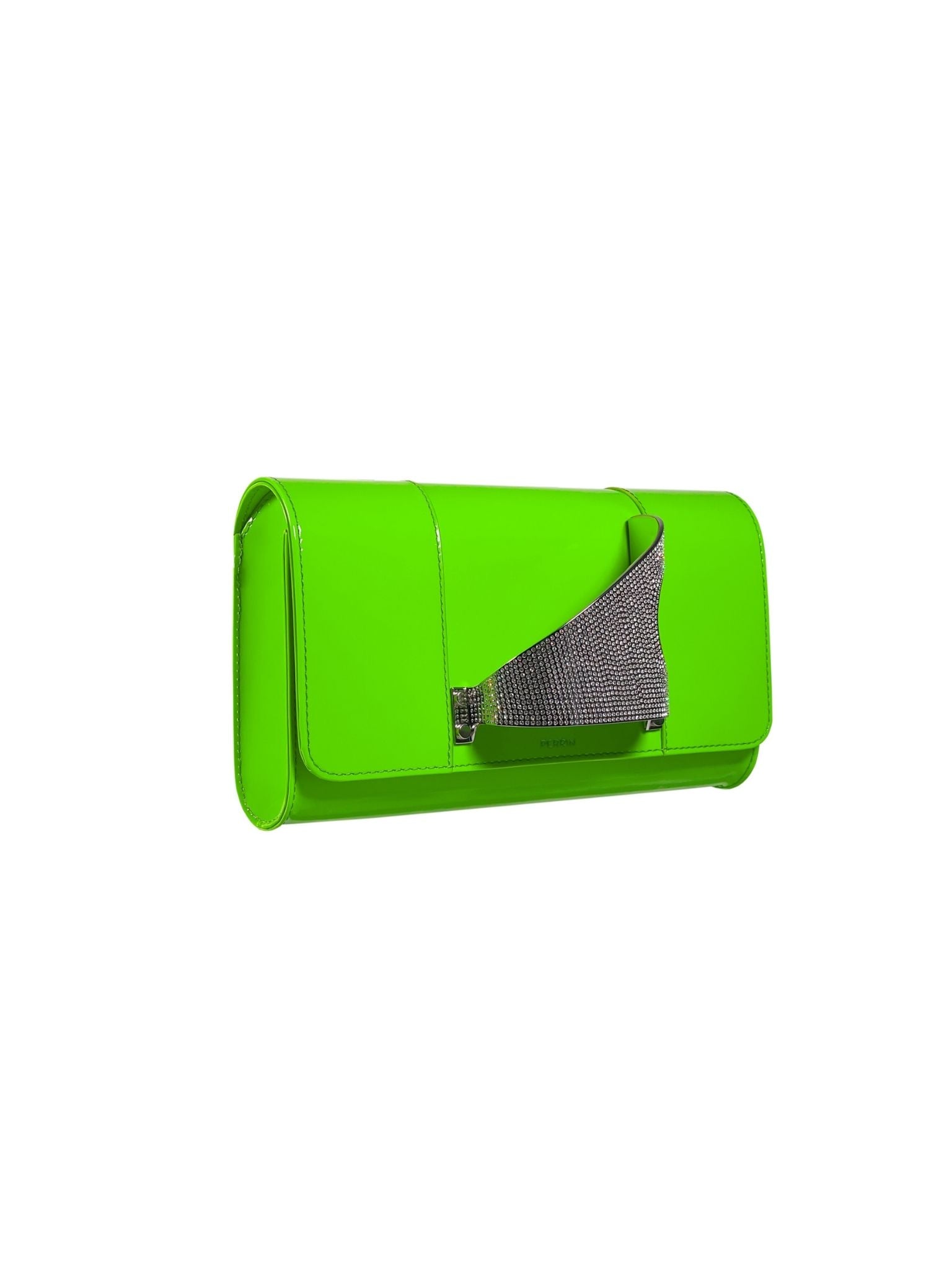 HerPorte-Green Fluo Eiffel Fluo Clutch