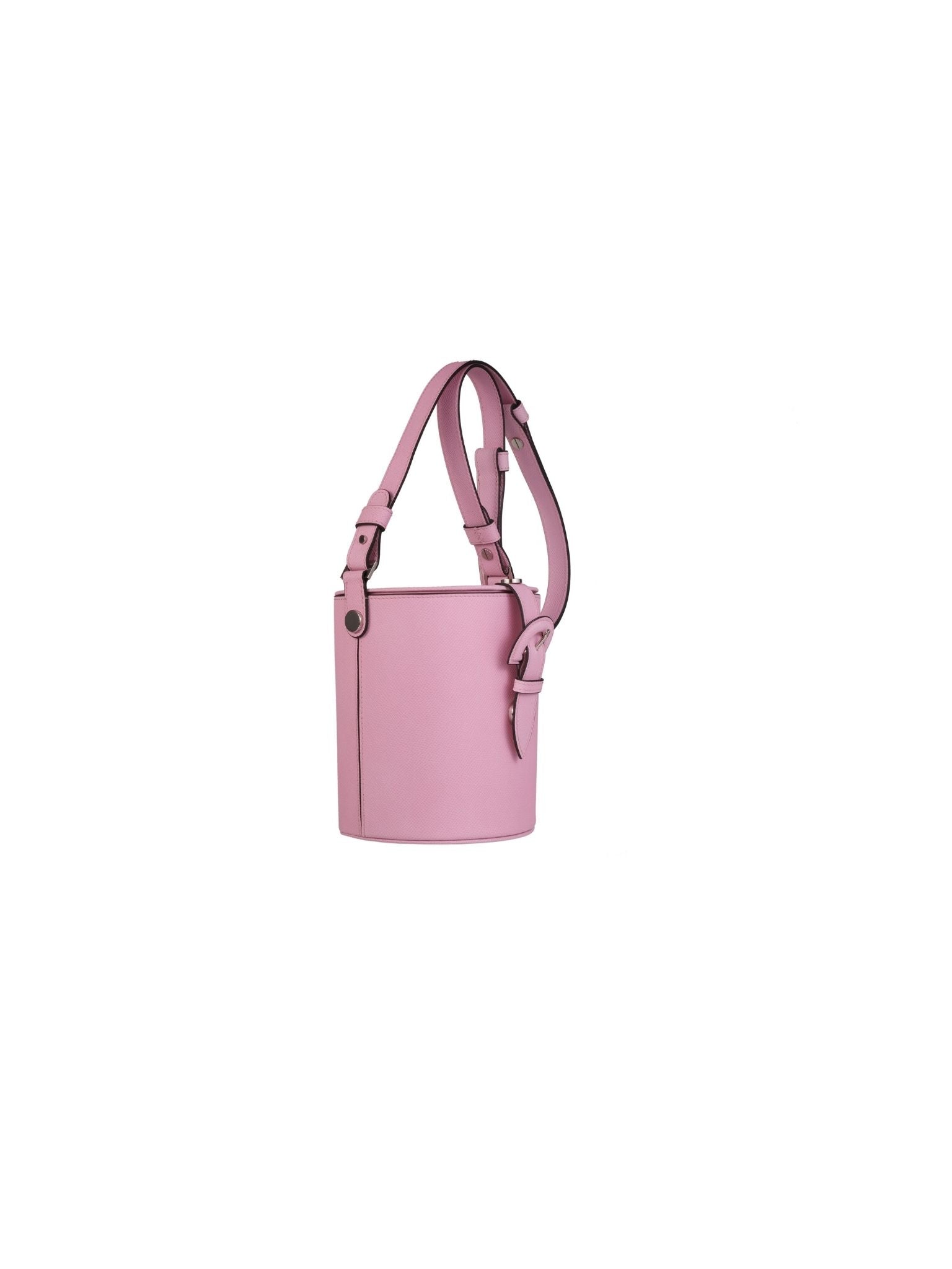 HerPorte-Pink Box Grainé Parisienne Crossbody Bag