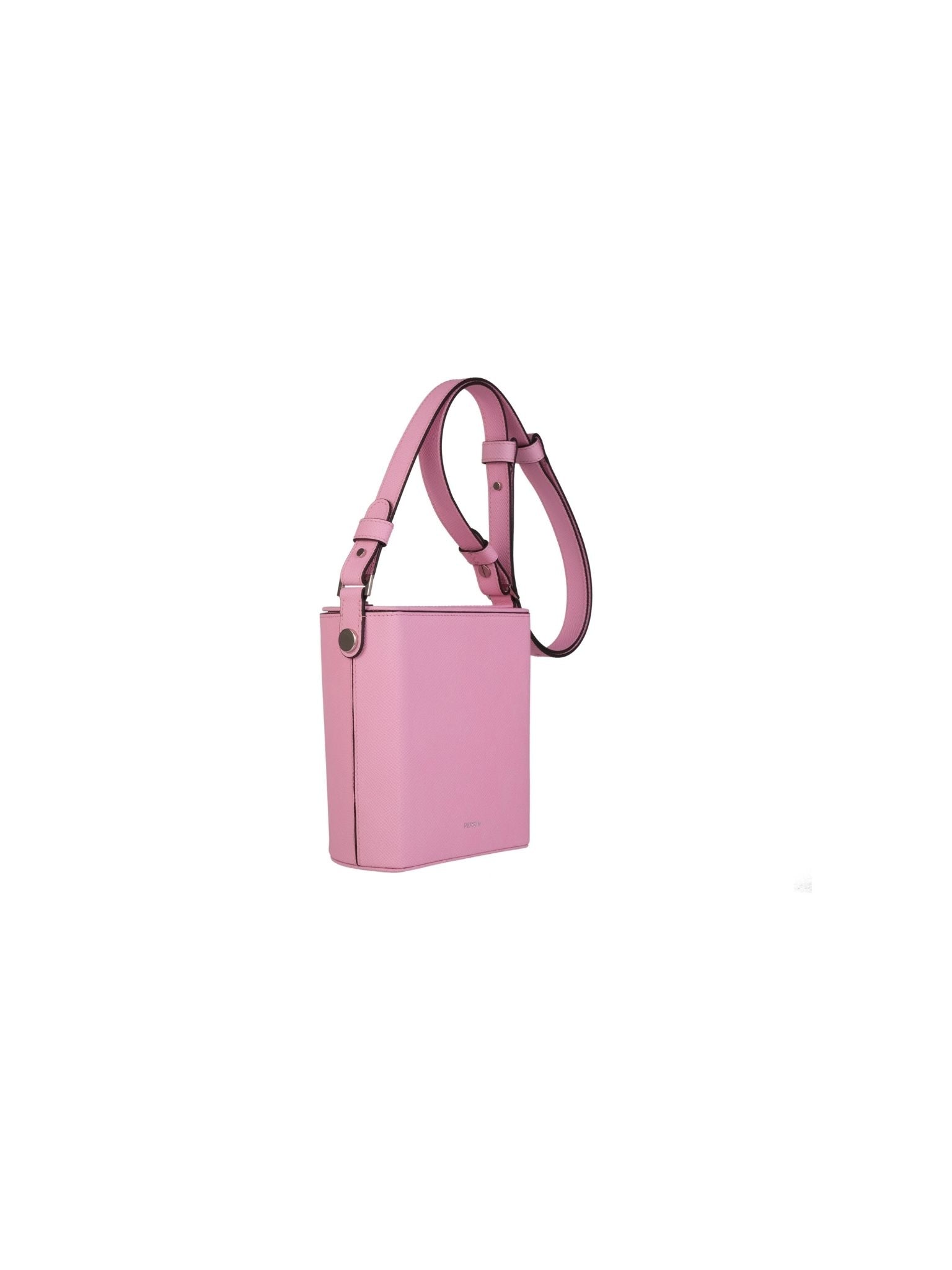 HerPorte-Pink Box Grainé Parisienne Crossbody Bag