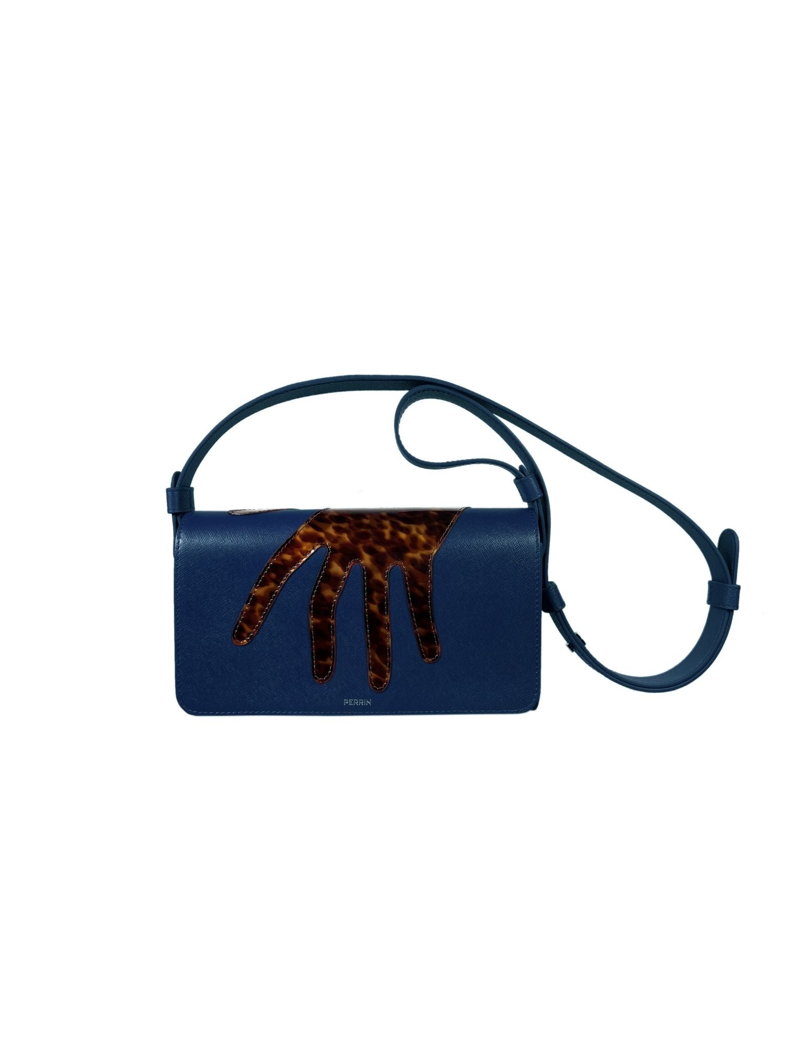 HerPorte-Navy Prend Moi Crossbody Clutch