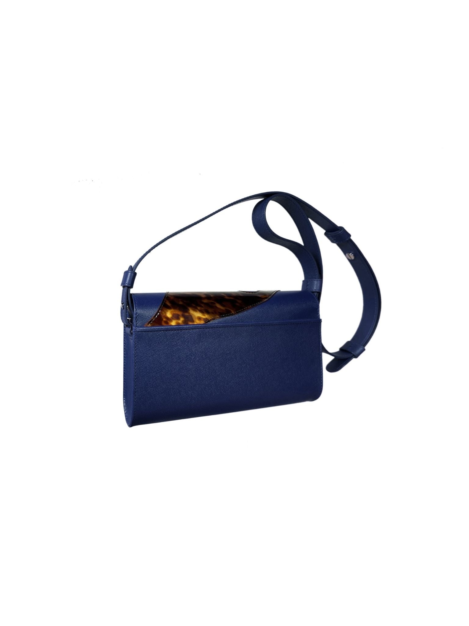 HerPorte-Navy Prend Moi Crossbody Clutch