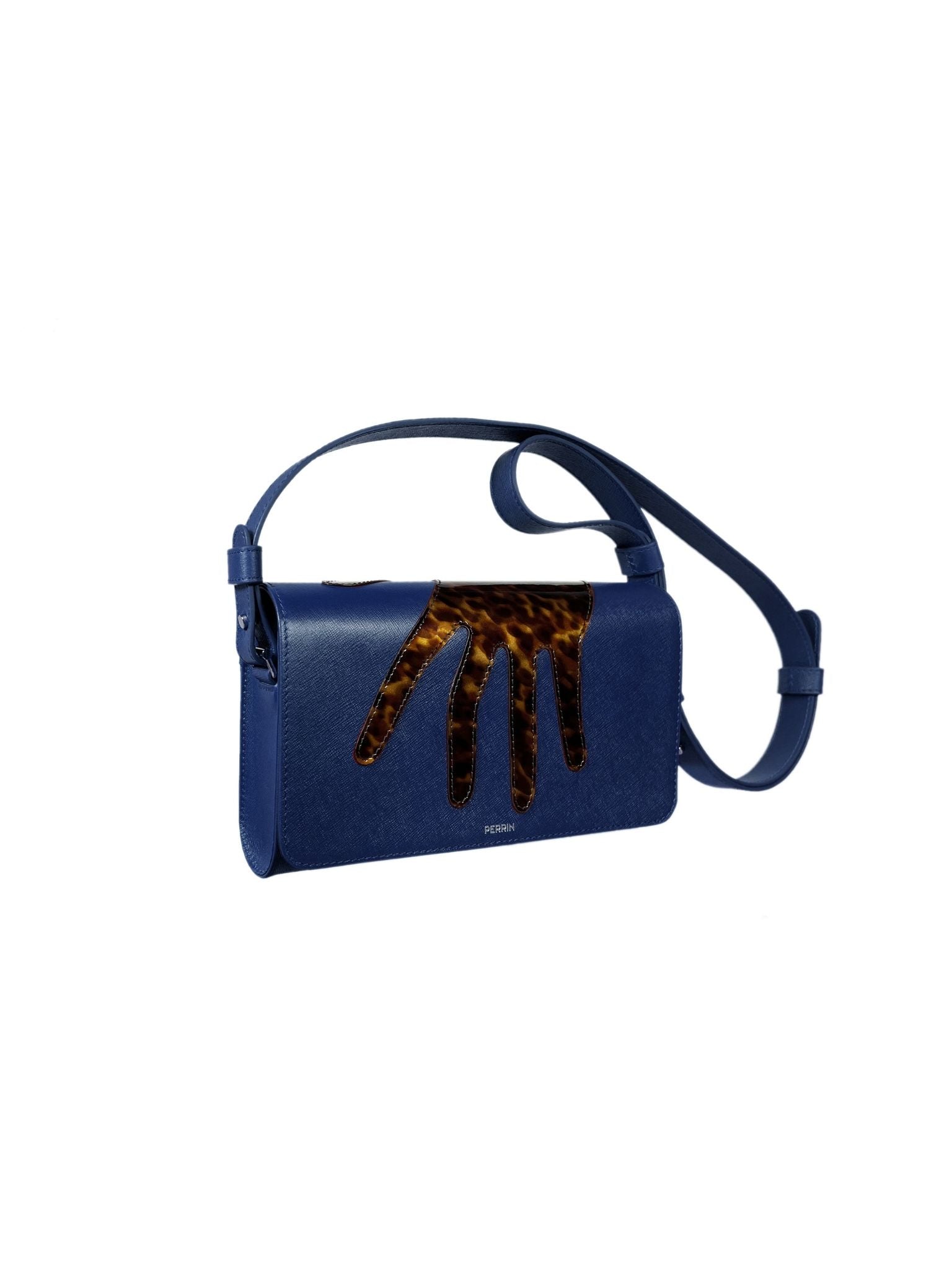 HerPorte-Navy Prend Moi Crossbody Clutch