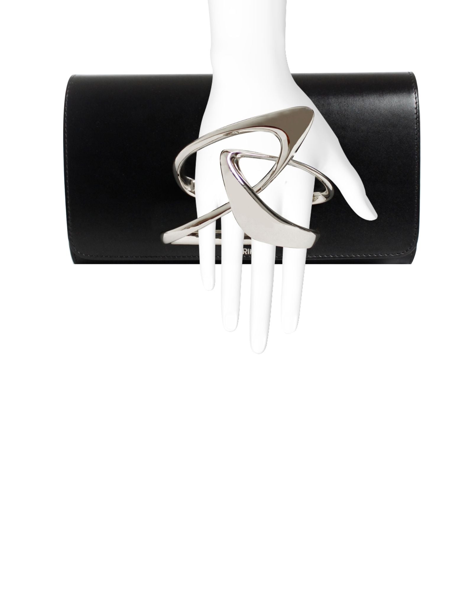 HerPorte-Black Zaha Hadid Loop Clutch