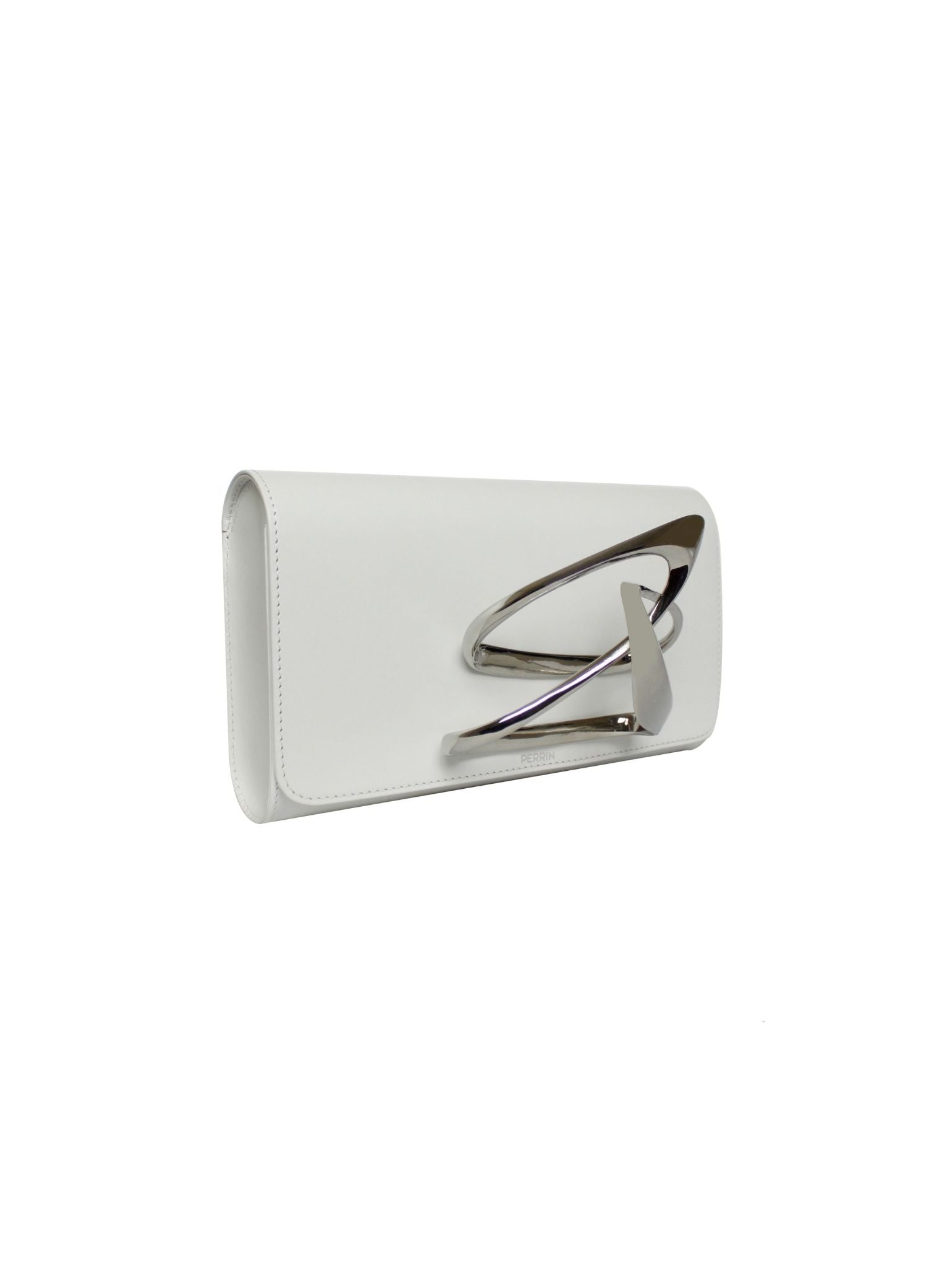 HerPorte-White Zaha Hadid Loop Clutch