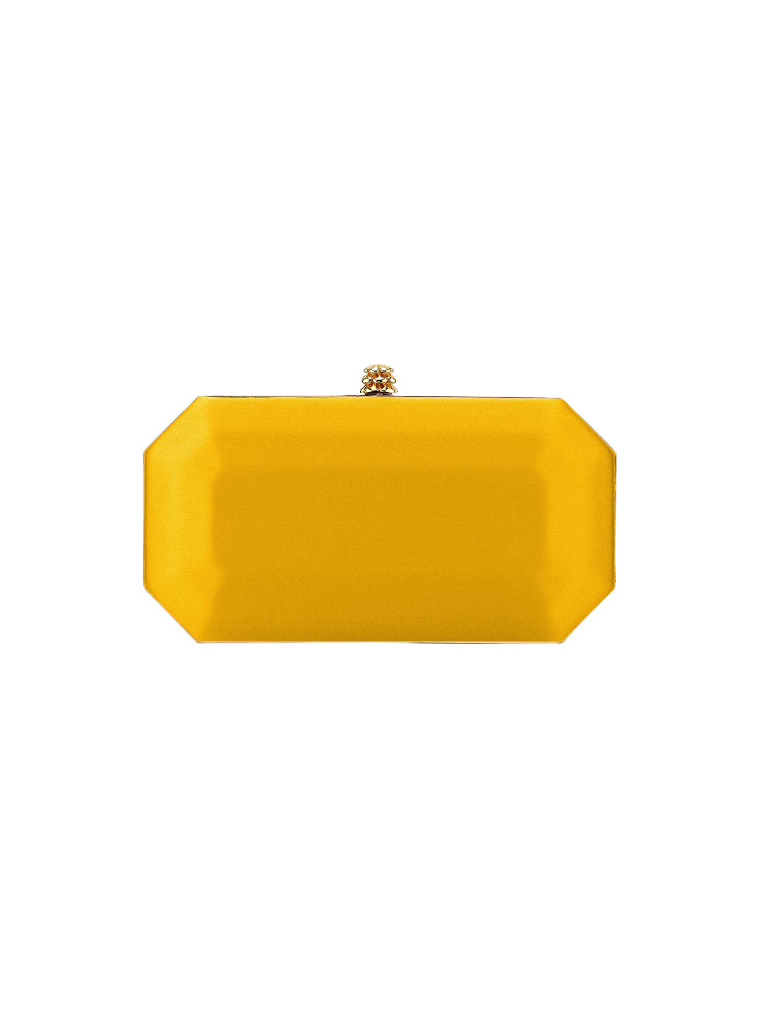 HerPorte-Canary Satin Perry Clutch