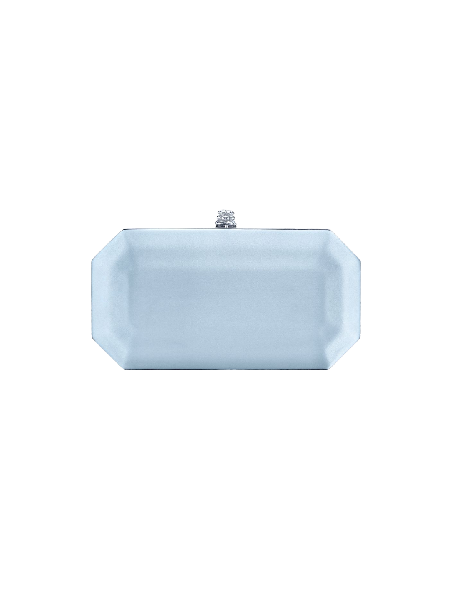 HerPorte-Glacier Blue Satin Perry Clutch