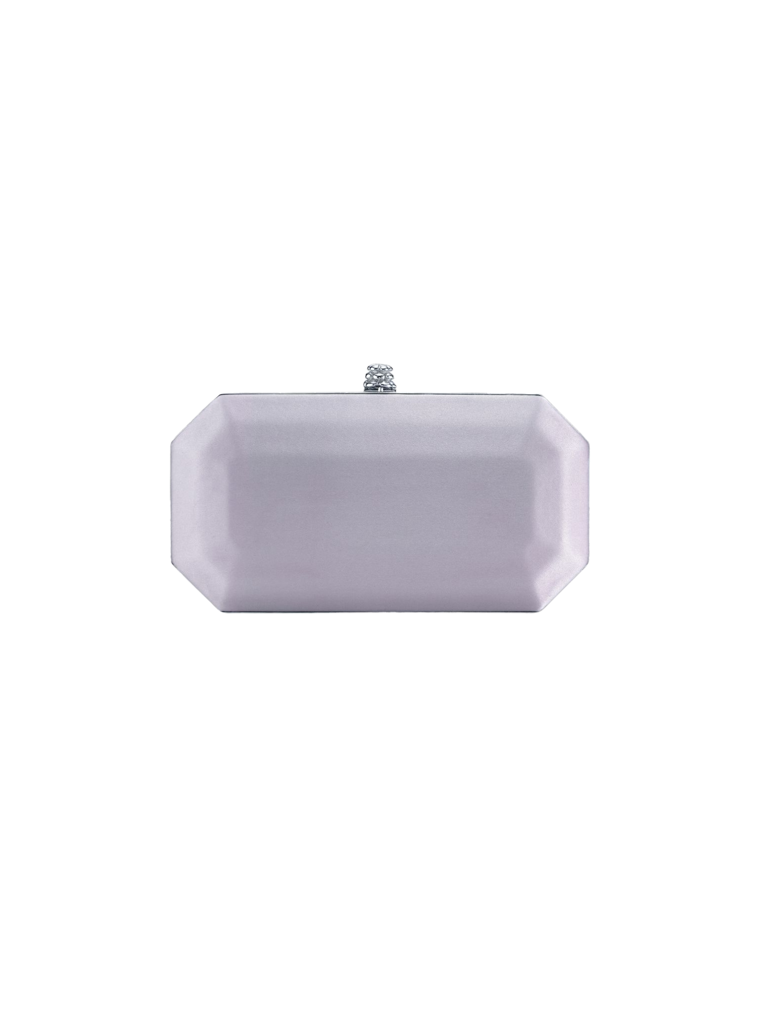 HerPorte-Lavender Satin Perry Clutch