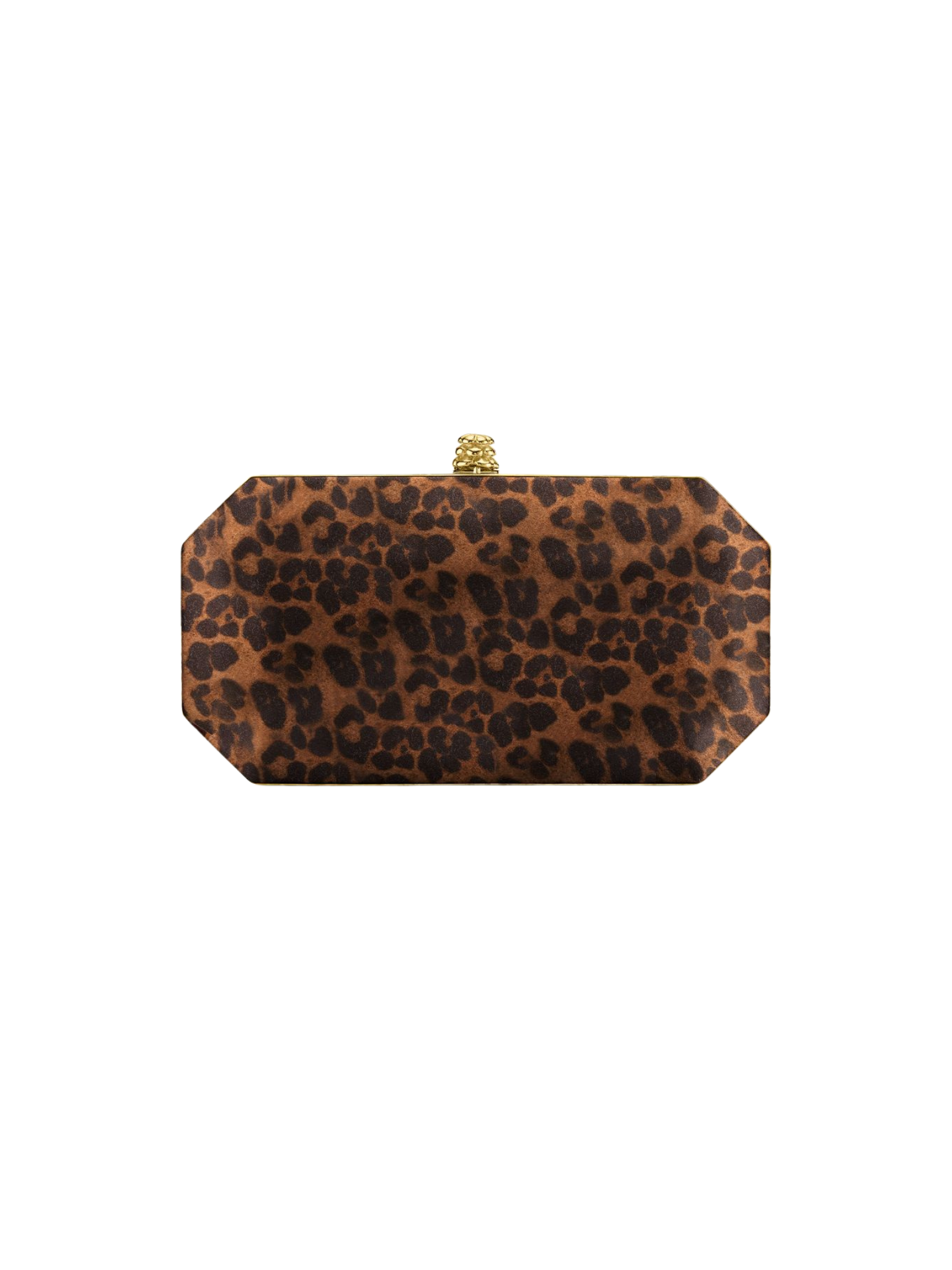 HerPorte-Leopard Satin Perry Clutch