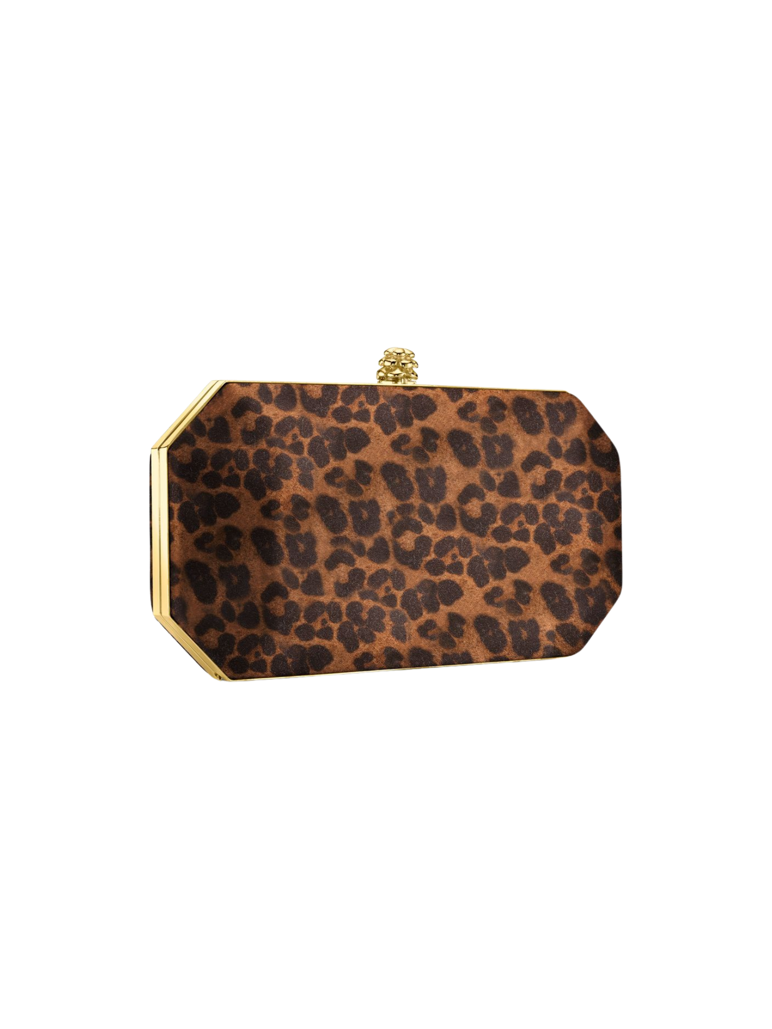 HerPorte-Leopard Satin Perry Clutch