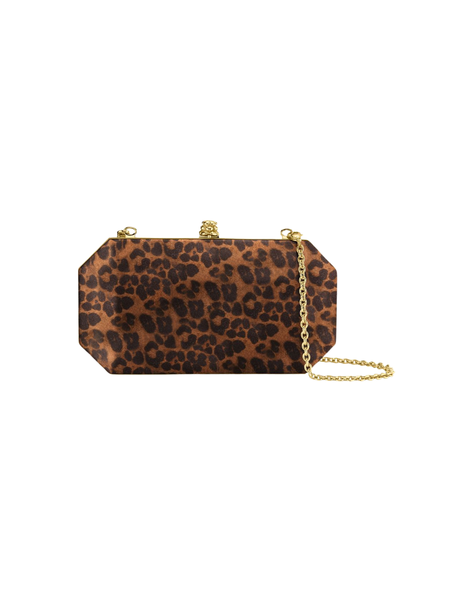 HerPorte-Leopard Satin Perry Clutch