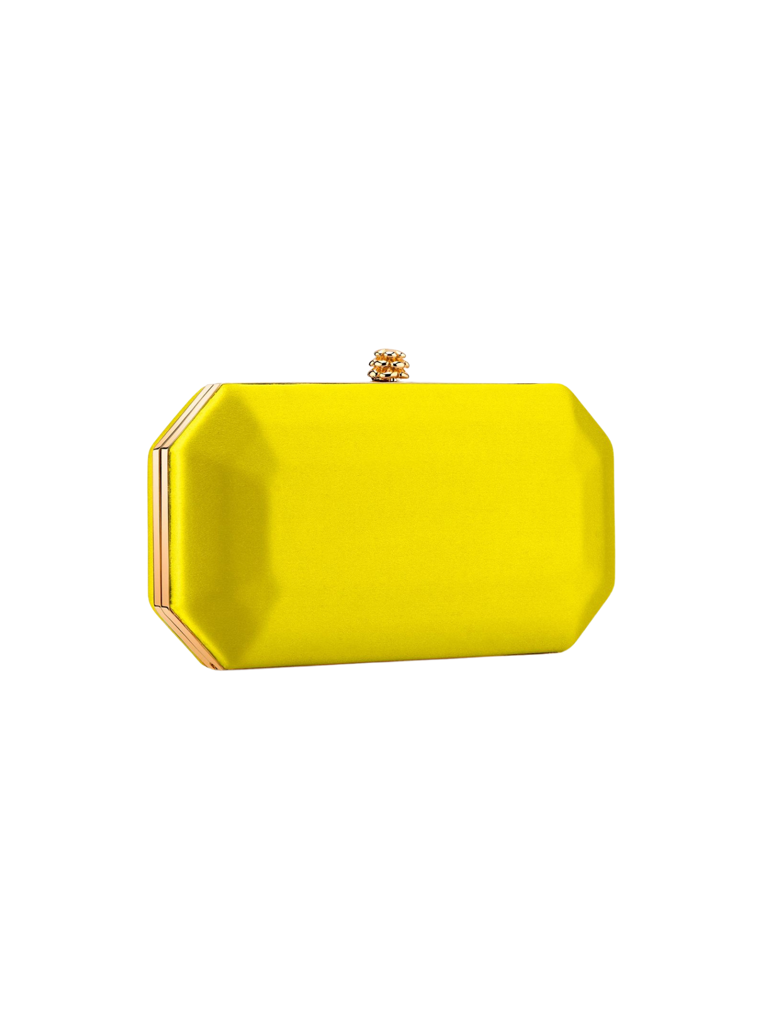 HerPorte-Limoncello Satin Perry Clutch