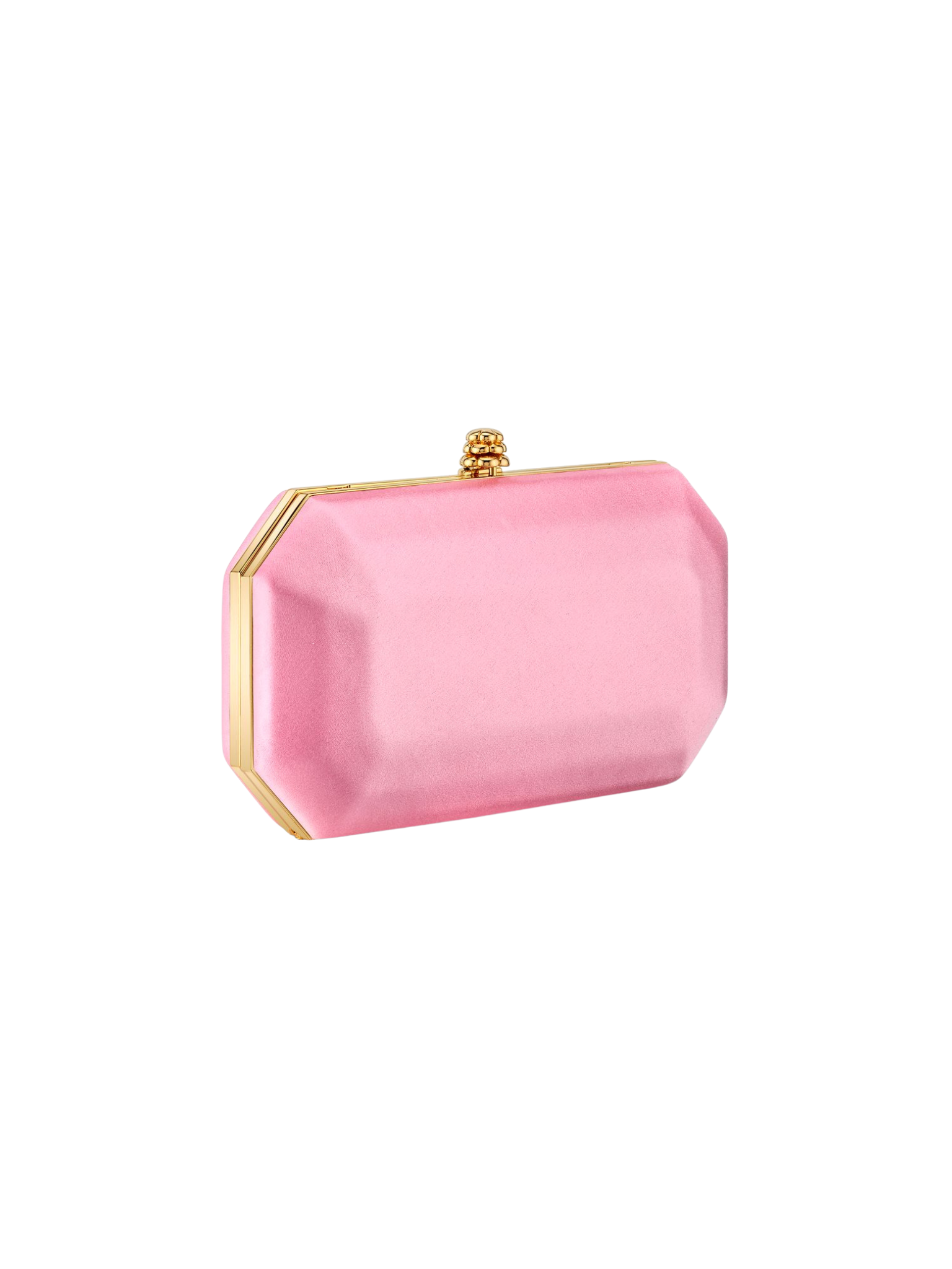 HerPorte-Rose Petal Satin Perry Clutch