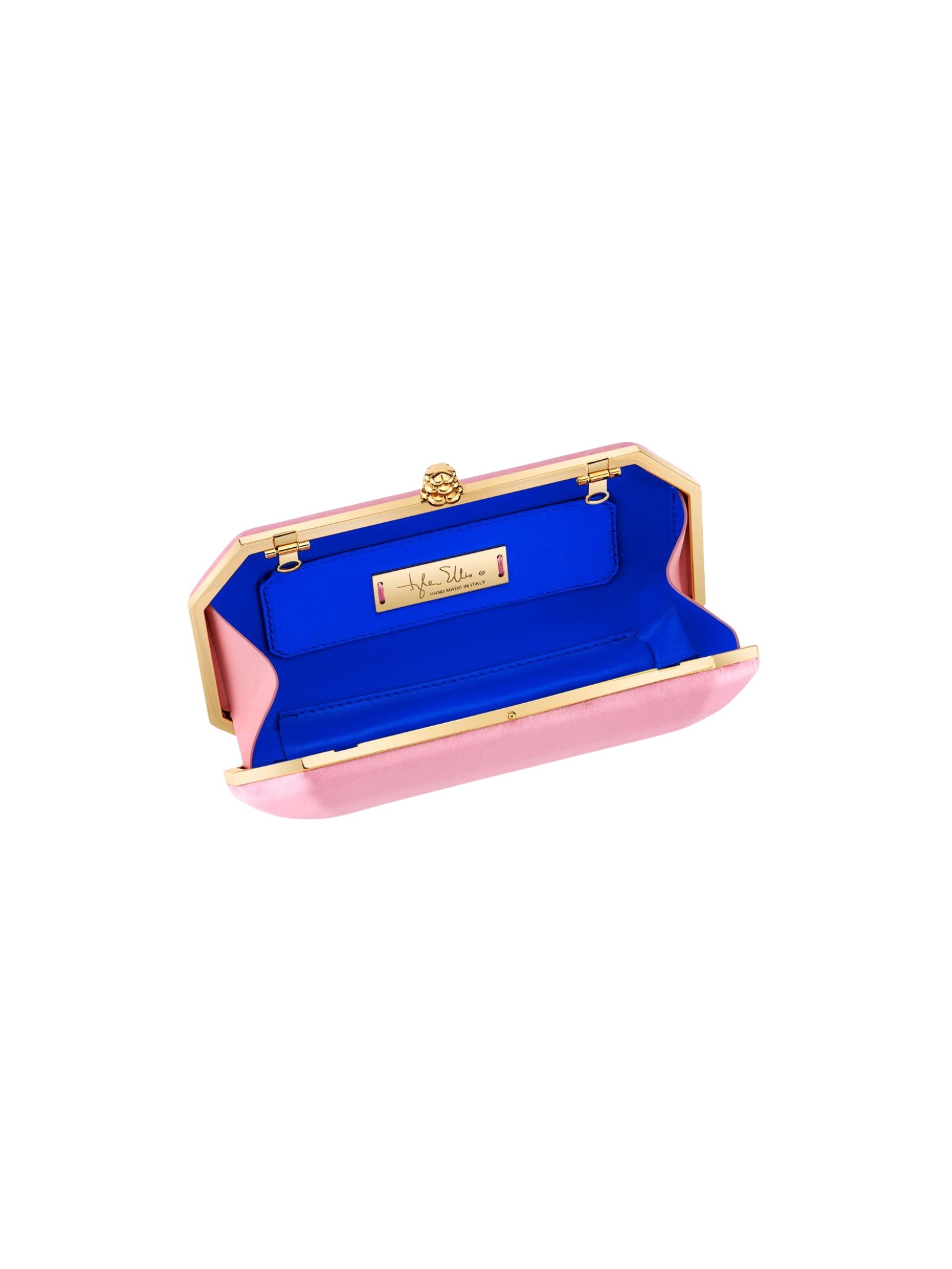 HerPorte-Rose Petal Satin Perry Clutch